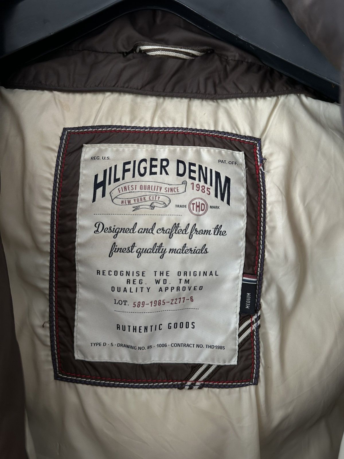 Tommy Hilfiger Vintage Brown Coat Tommy Hilfiger winter Size M / US 6-8 / IT 42-44 - 4 Thumbnail