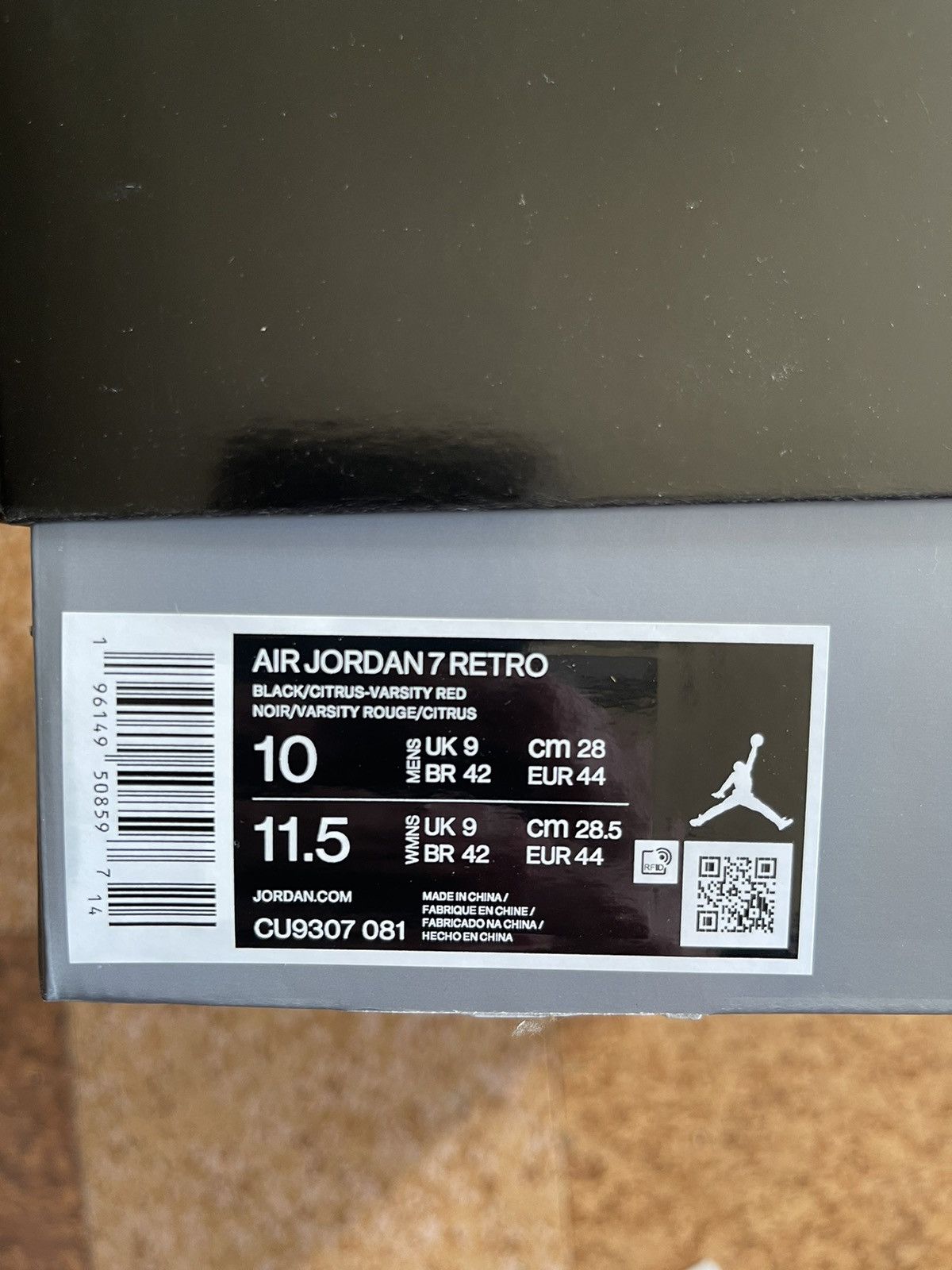 Jordan Brand × Nike Jordan 7 citrus Size US 10 / EU 43 - 8 Thumbnail