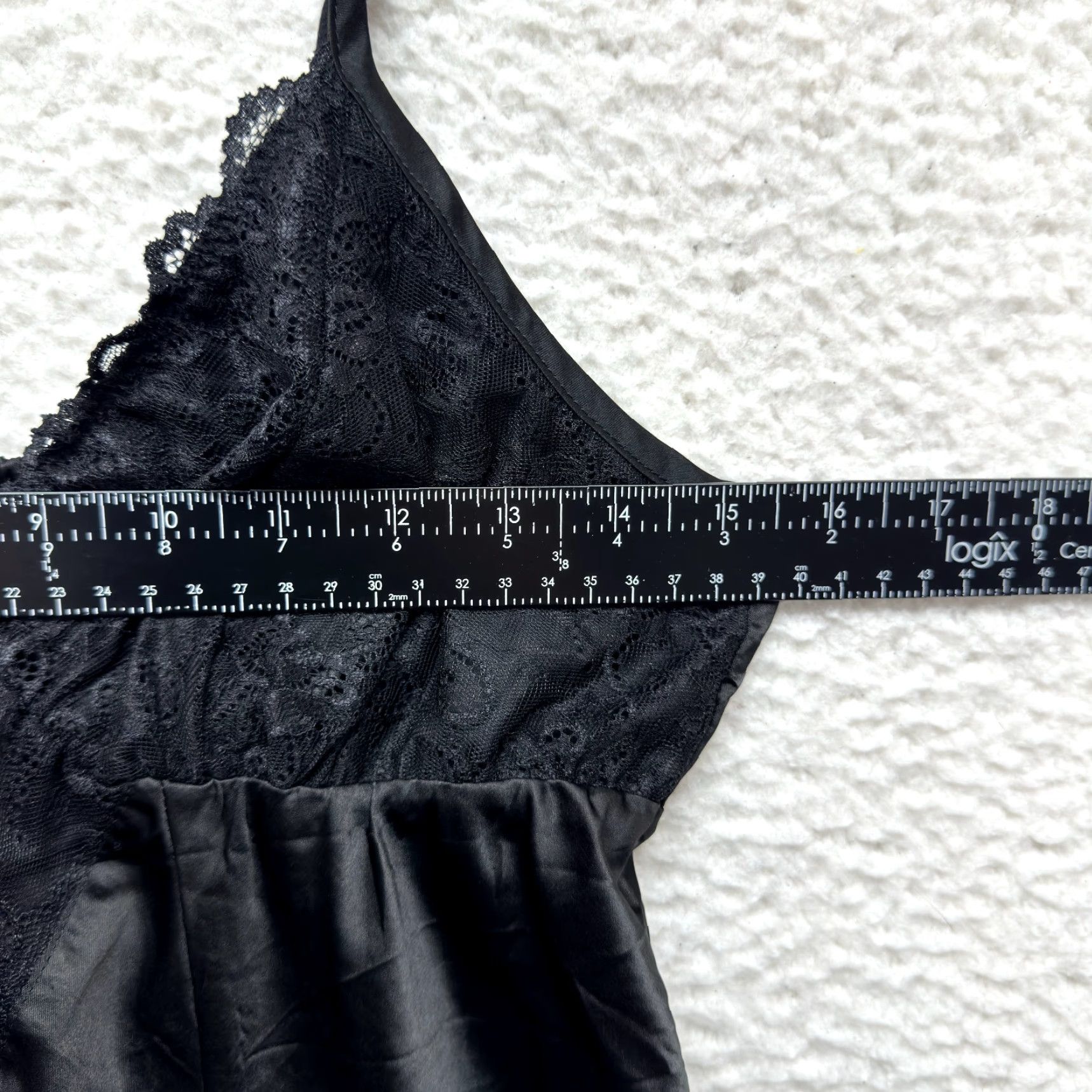 Vintage Y2K Vintage Slip Dress Small Black Satin Lace Chemise Edwardian Victorian Goth, Annelise, Slip, S, Black, Edwardian, 90s, Womens Size S / US 4 / IT 40 - 4 Thumbnail