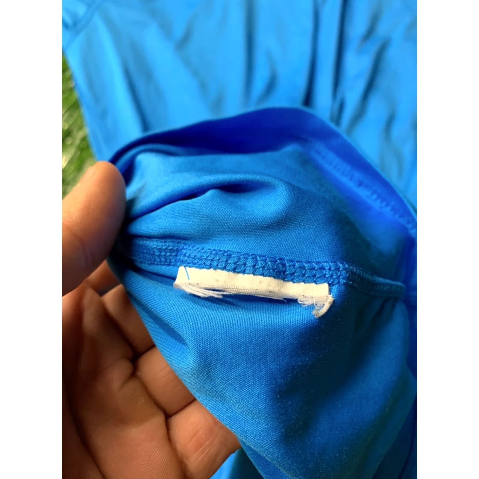 Nike Nike Dri-FIT ORIGINAL RUN Running Shirt Women XL Blue Reflective Logo Training Jersey Size XL / US 12-14 / IT 48-50 - 7 Thumbnail
