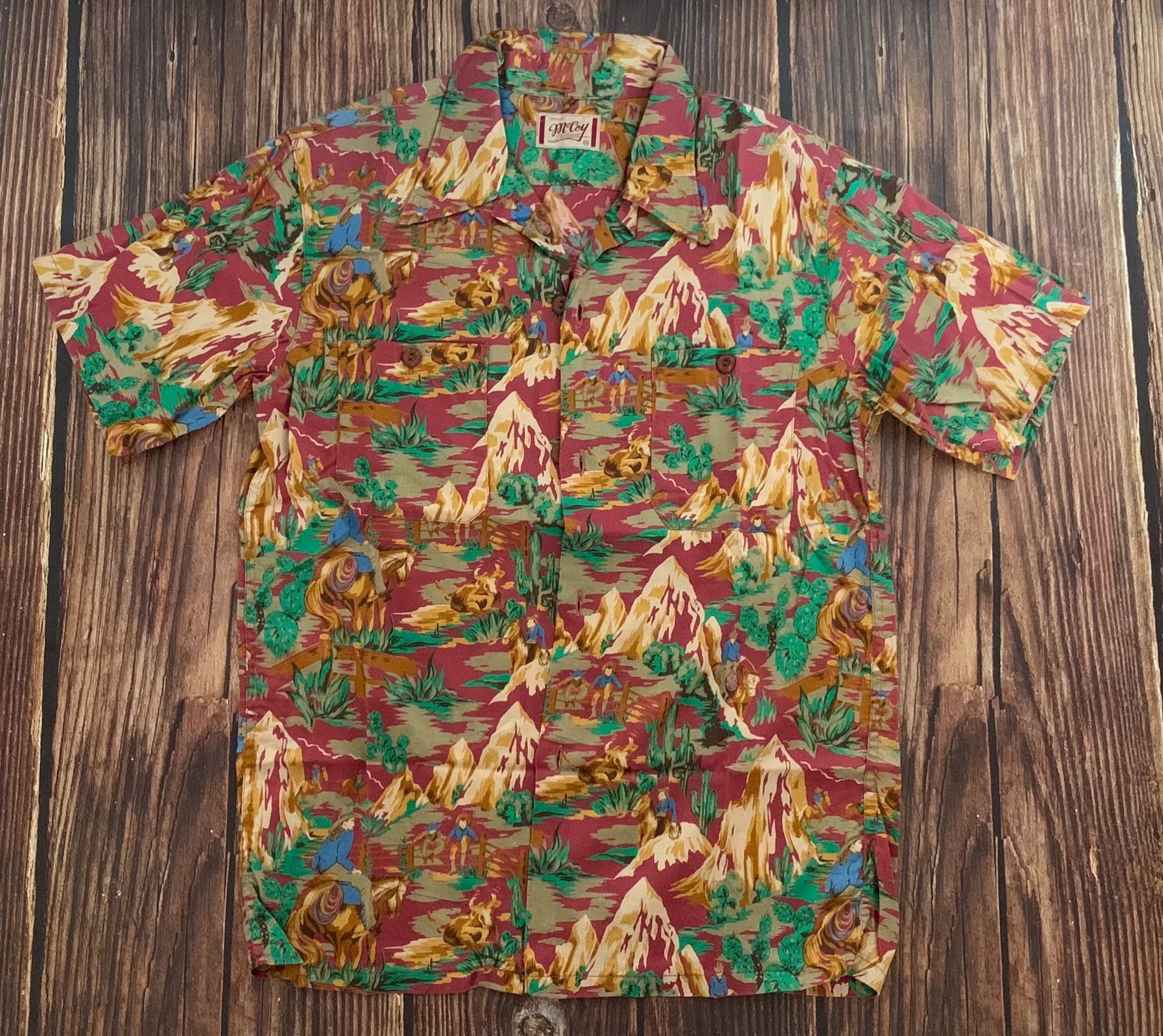 The Real McCoy's Real McCoy Hawaiian Shirt Size US M / EU 48-50 / 2 - 1 Thumbnail
