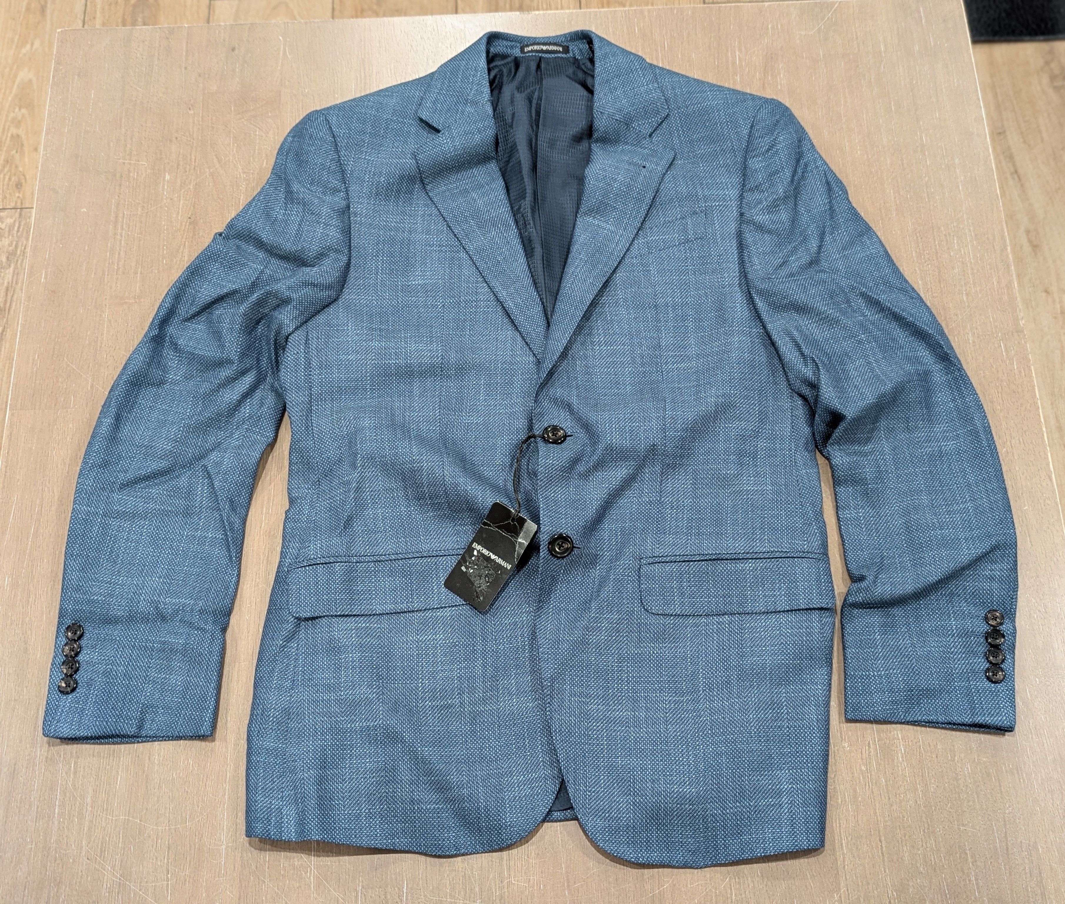 Emporio Armani EMPORIO ARMANI G-Line Sport Coat Teal 48 US 38R Size 38R - 1 Thumbnail