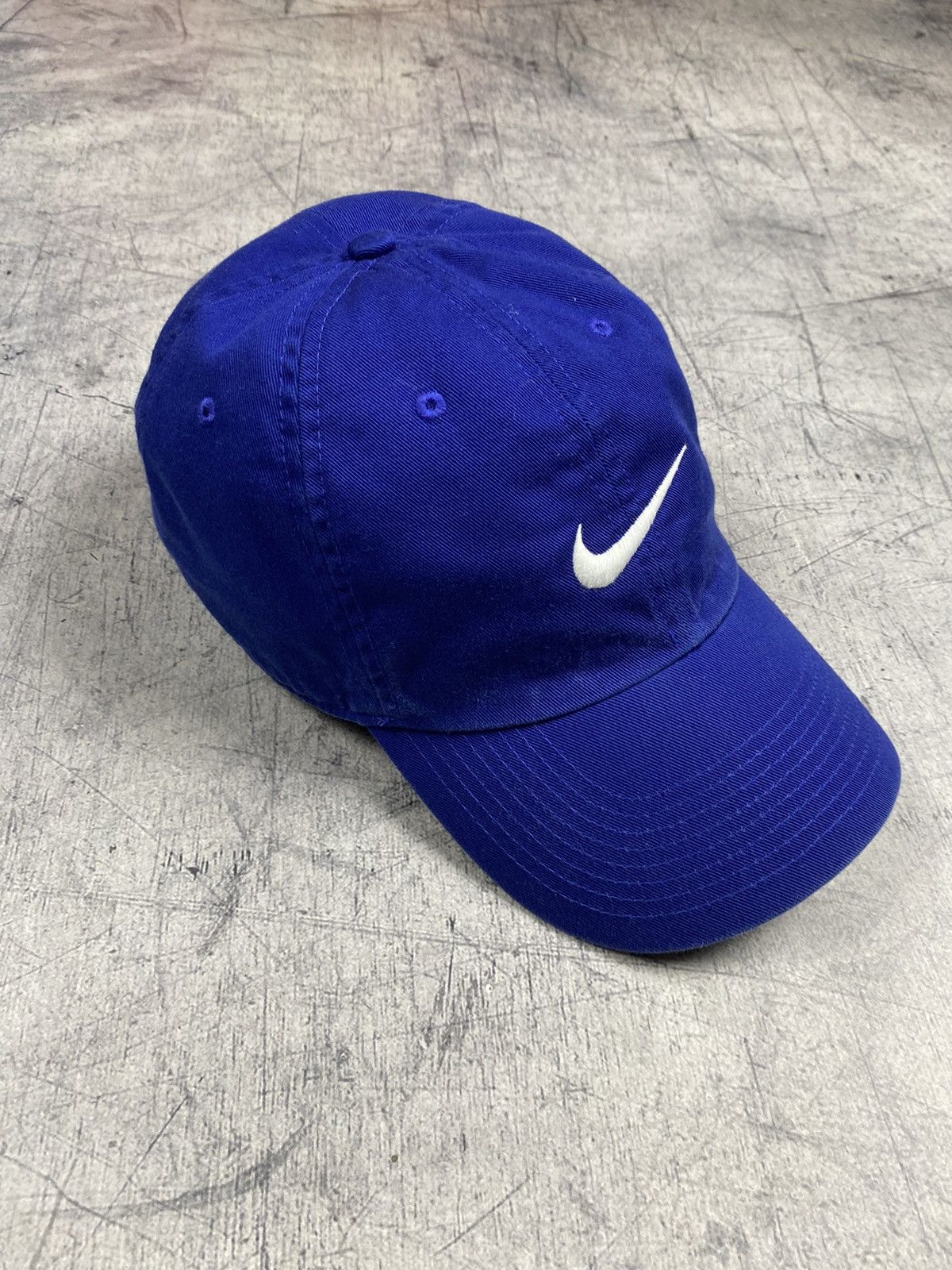 Nike × Vintage Vintage Nike Center Logo y2k Drill Cap Size ONE SIZE - 5 Thumbnail