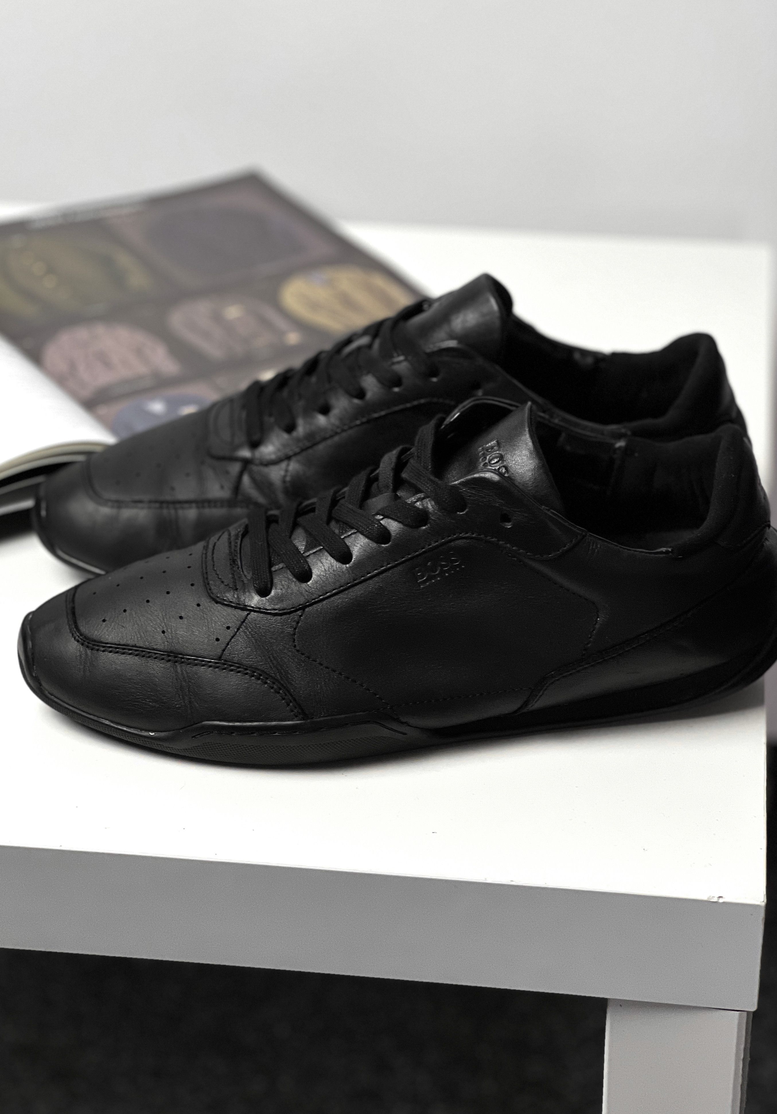 Hugo Boss HUGO BOSS Leather Men`s Shoes Size US 10.5 / EU 43-44 - 8 Thumbnail