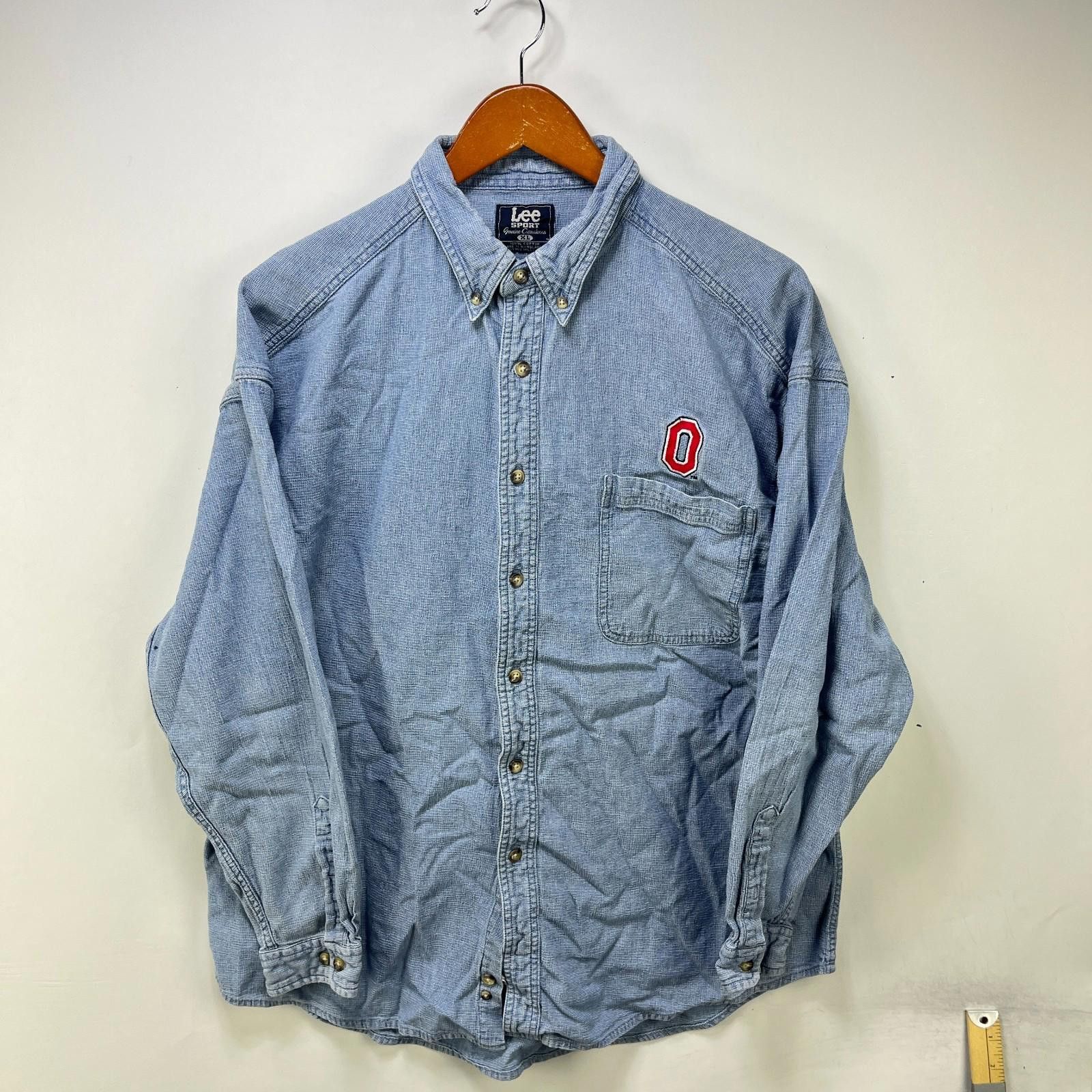 Starter Vintage Ohio State Buckeyes Lee Button Up Shirt XL Size ONE SIZE - 1 Thumbnail