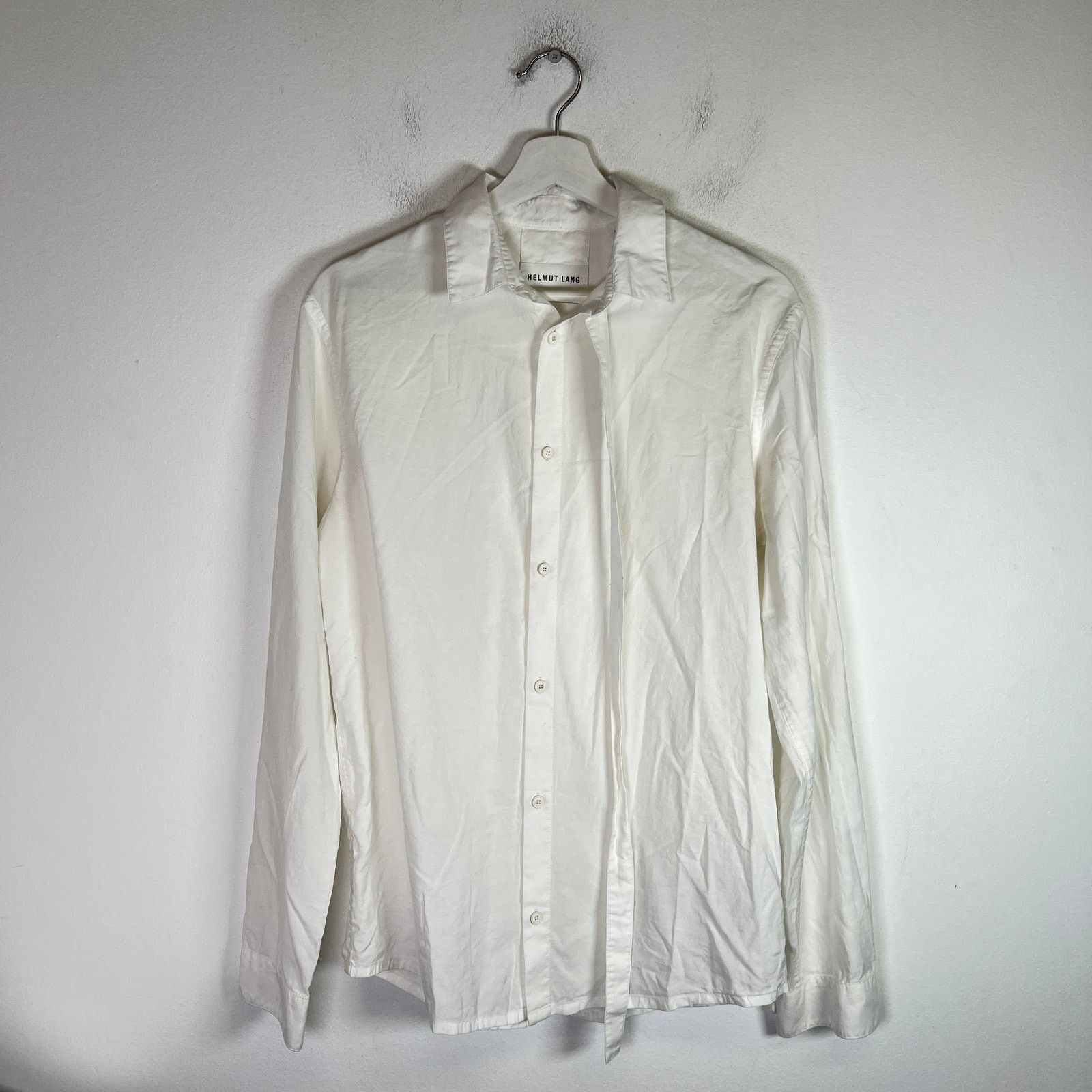 Helmut Lang Helmut Lang SS 1998 Silk Stripe Shirt size 52 | Grailed
