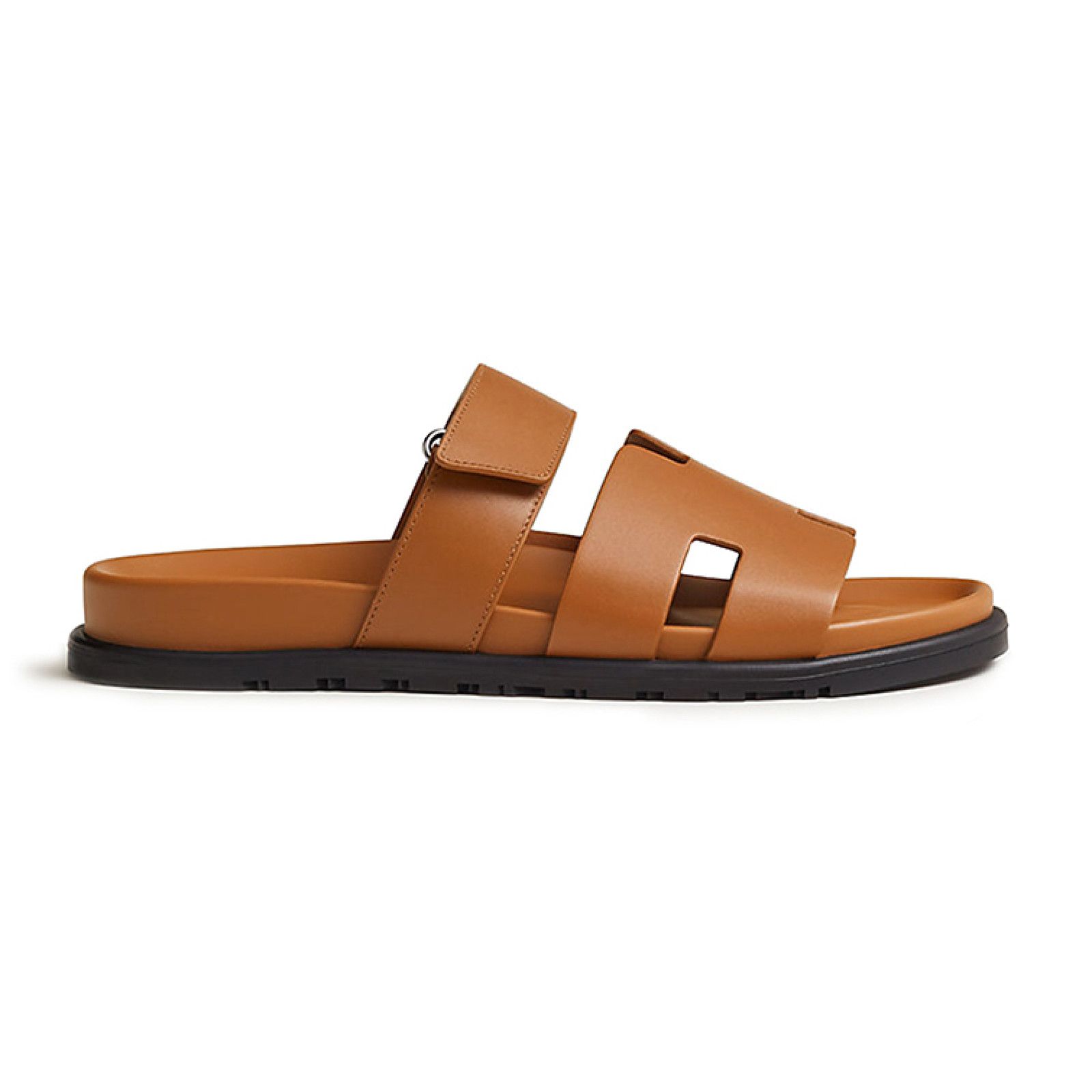 Hermes Hermes Chypre Sandal Mens Naturel Leather H Logo Flat 45 12 Size US 12 / EU 45 - 3 Thumbnail