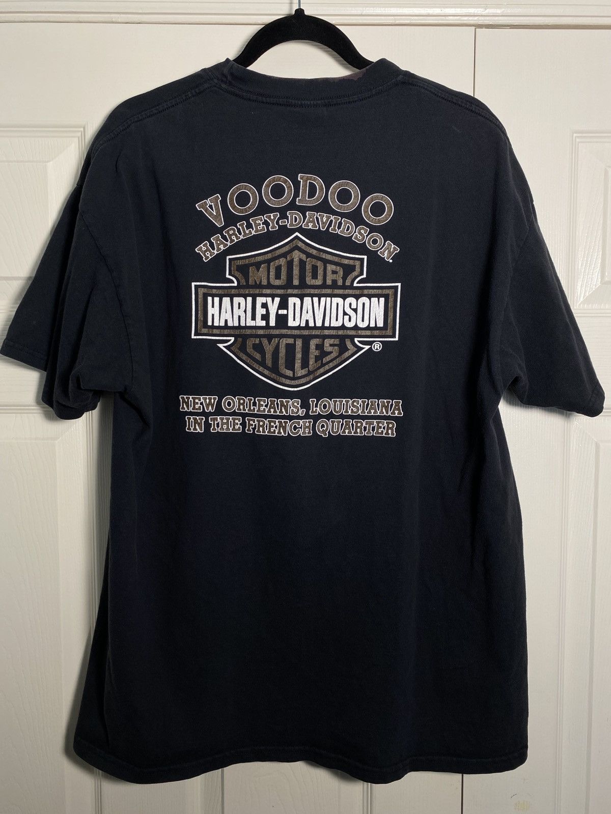 Harley Davidson × Vintage Harley Davidson Voodoo Vintage T shirt Size US XL / EU 56 / 4 - 2 Thumbnail