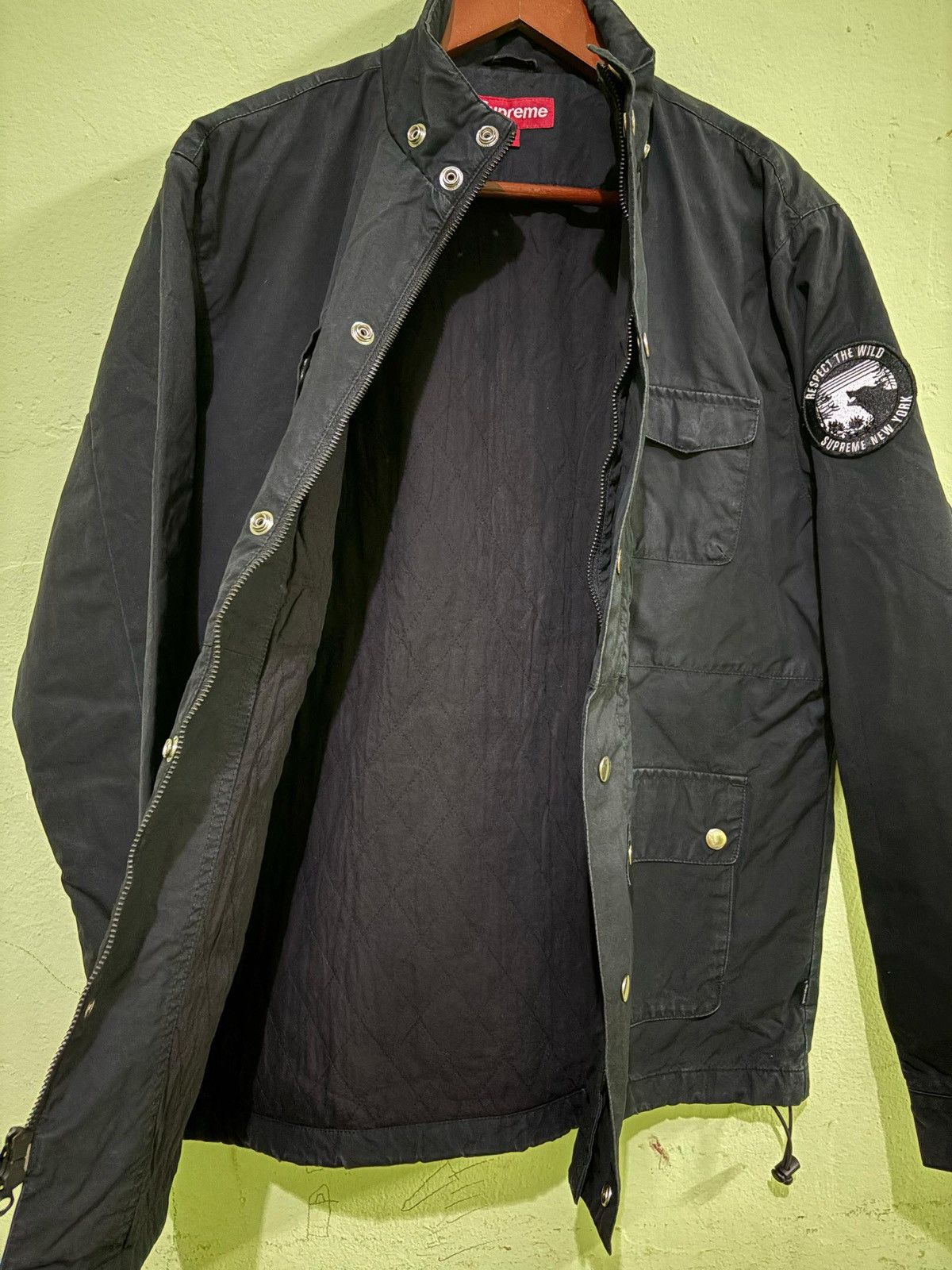 Supreme Supreme Wilderness 2007 Parka Respect The Wild Black Design Size US M / EU 48-50 / 2 - 5 Thumbnail