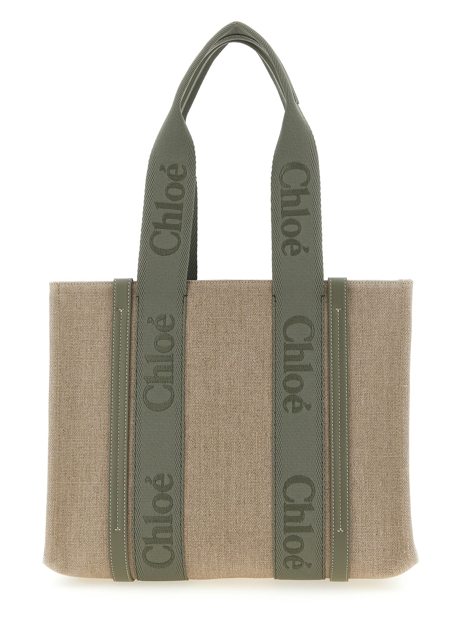 Chloe Medium 'Woody' shopping bag Size ONE SIZE - 1 Thumbnail