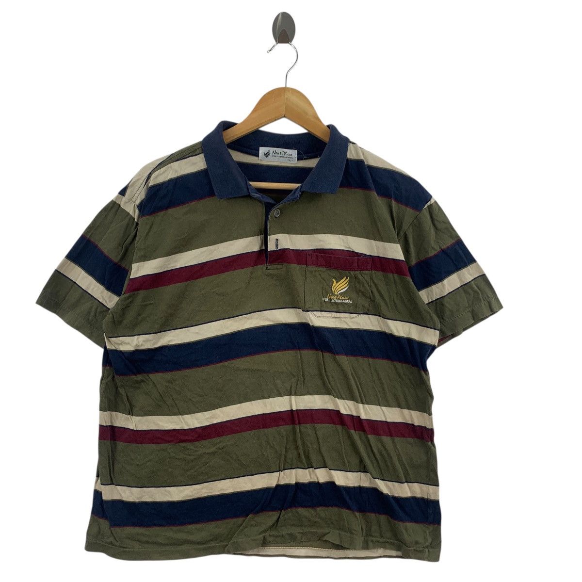Vintage Vintage NEXT PHASE INTERNATIONAL Golf Polo Tee Shirt Top Size US L / EU 52-54 / 3 - 4 Thumbnail