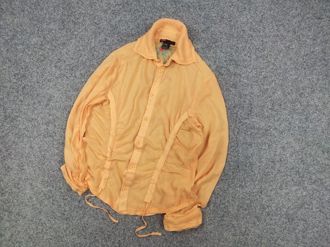 Diesel Vintage Diesel Y2K Blouse Shirt drawstrings embroidered logo Size L / US 10 / IT 46 - 3 Thumbnail