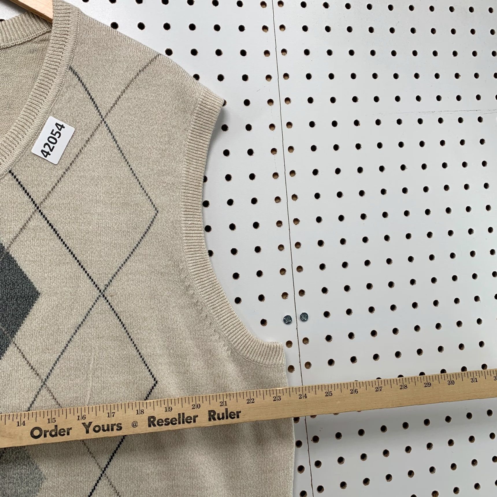 Dockers DOCKERS Argyle Sweater Vest Mens 2XL Brown Sleeveless V-Neck NWT Size US XXL / EU 58 / 5 - 4 Thumbnail