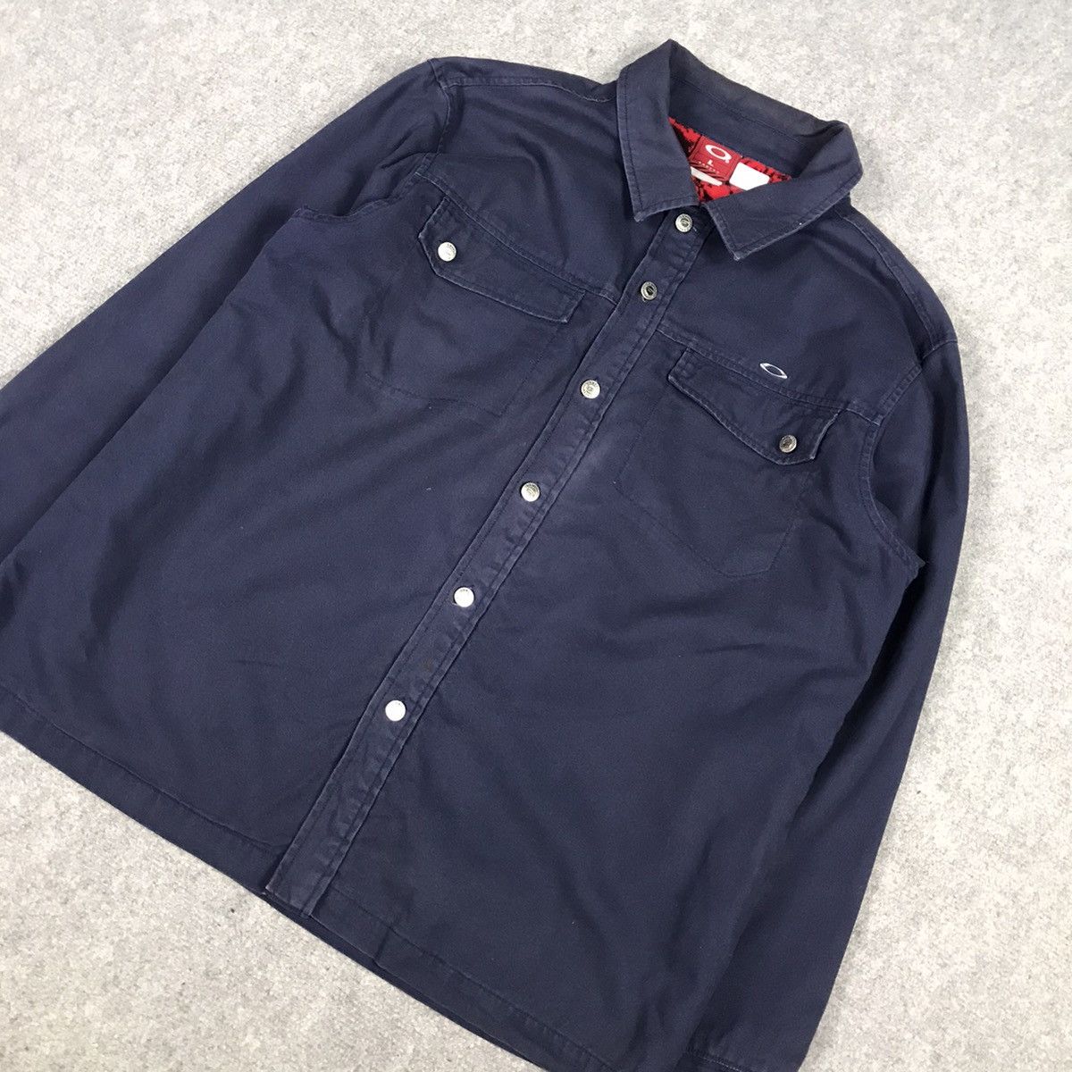 Japanese Brand × Oakley OAKLEY BUTTON INDIGO STYLE JACKET Size US L / EU 52-54 / 3 - 4 Thumbnail