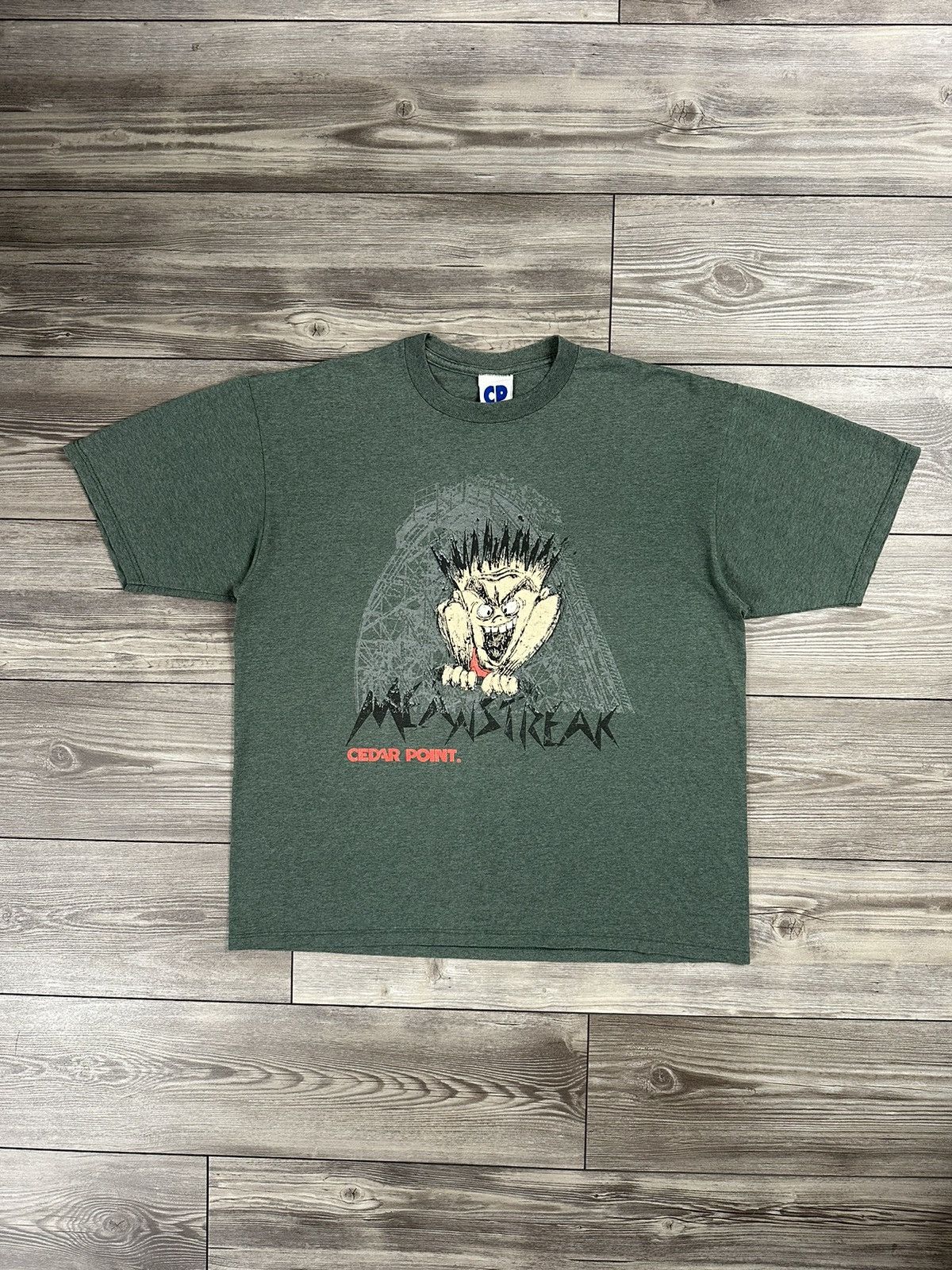 Other × Vintage Vintage Cedar Point Mean Streak T Shirt Size US XL / EU 56 / 4 - 1 Thumbnail