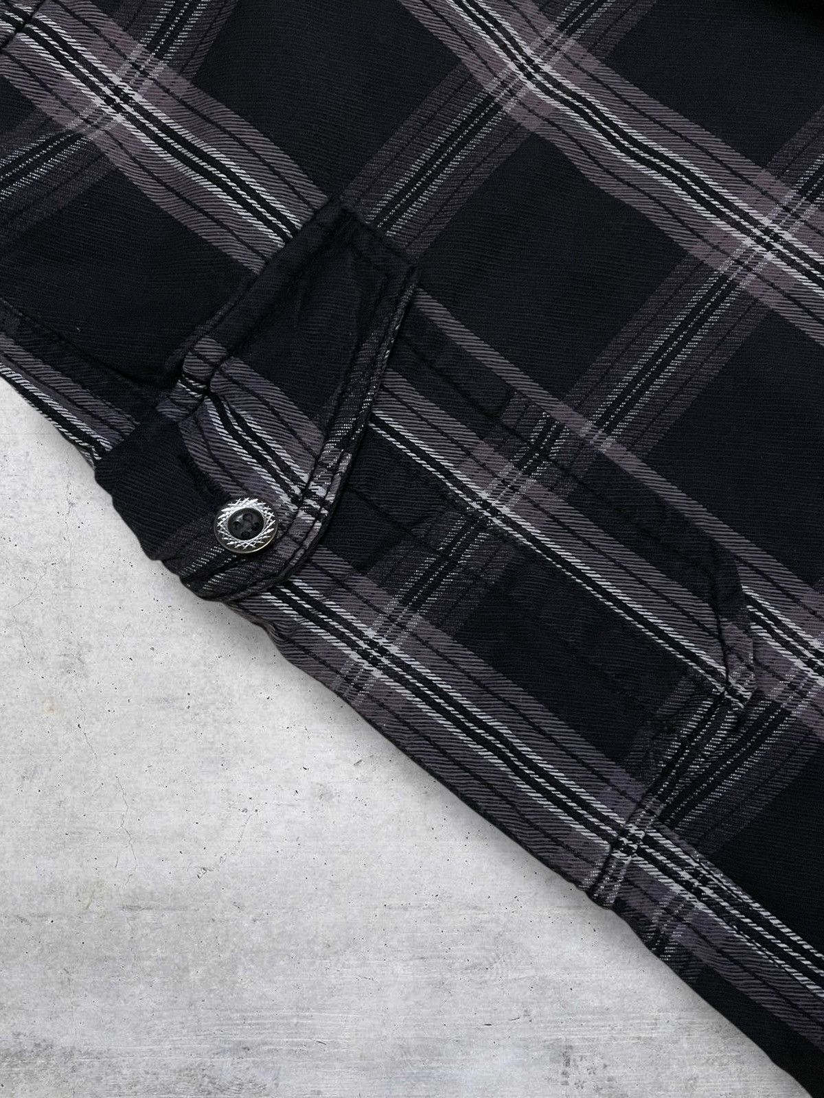 Japanese Brand VINTAGE DOUBLE FOCUS JAPAN DESIGNER 90S PUNK CHECKERED PANT Size US 29 - 8 Thumbnail