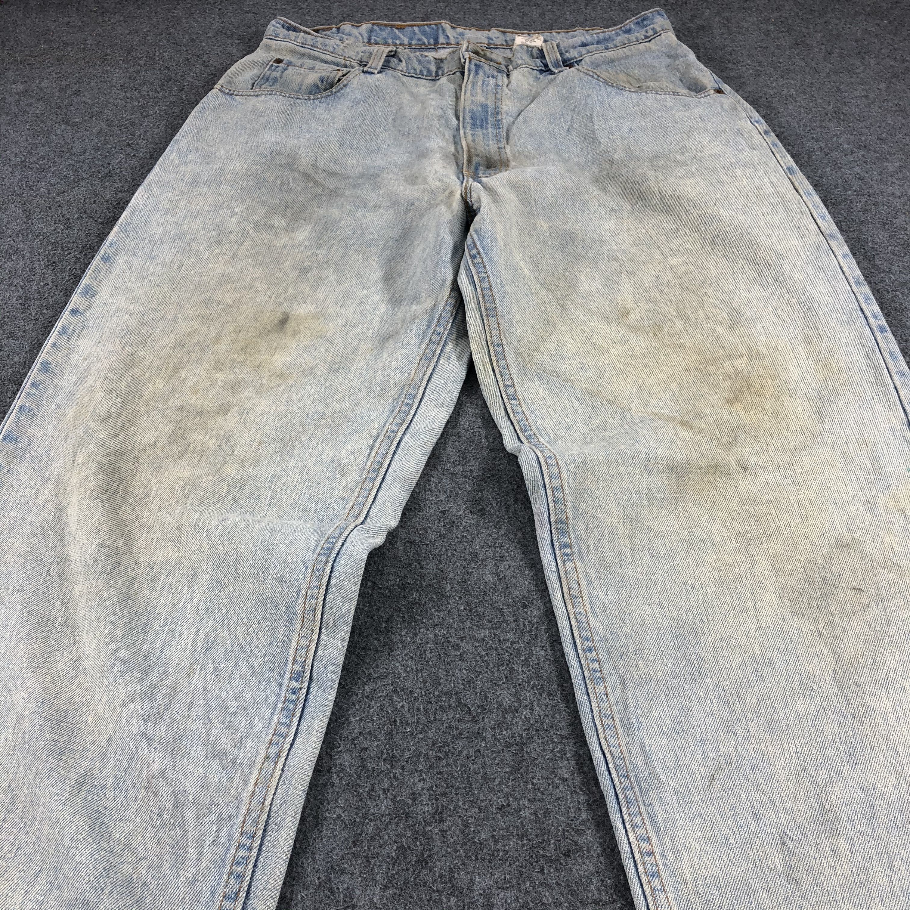 Levi's × Vintage Vintage 90s Light Wash Levis 560 Jeans-JM986 Size US 35 - 3 Thumbnail