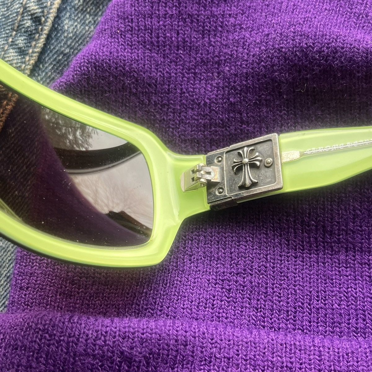 Chrome Hearts CHROME HEARTS CREAM SUNGLASSES Size ONE SIZE - 12 Thumbnail