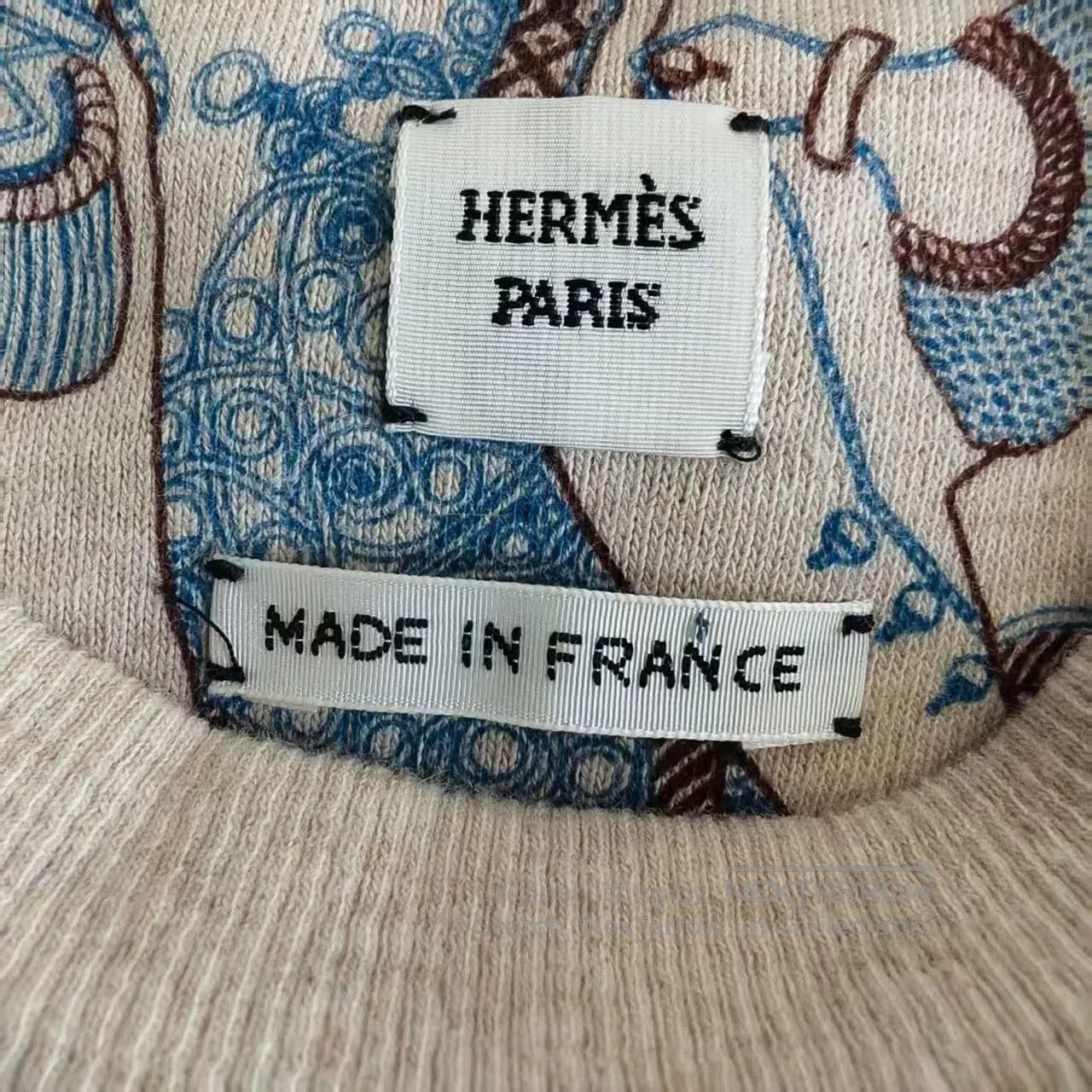 Hermes Hermes Zoharf Sweatshirt with Colorful Design. Size XS / US 0-2 / IT 36-38 - 3 Thumbnail