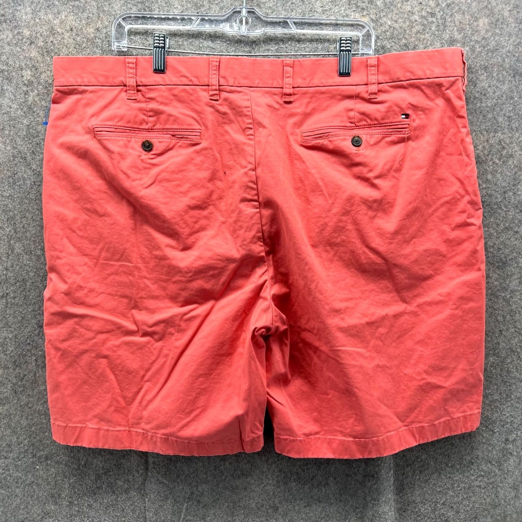 Tommy Hilfiger Tommy Hilfiger Shorts Mens 42 Peach Chino Flat Front Canvas Cotton Classic Size US 42 / EU 58 - 2 Thumbnail