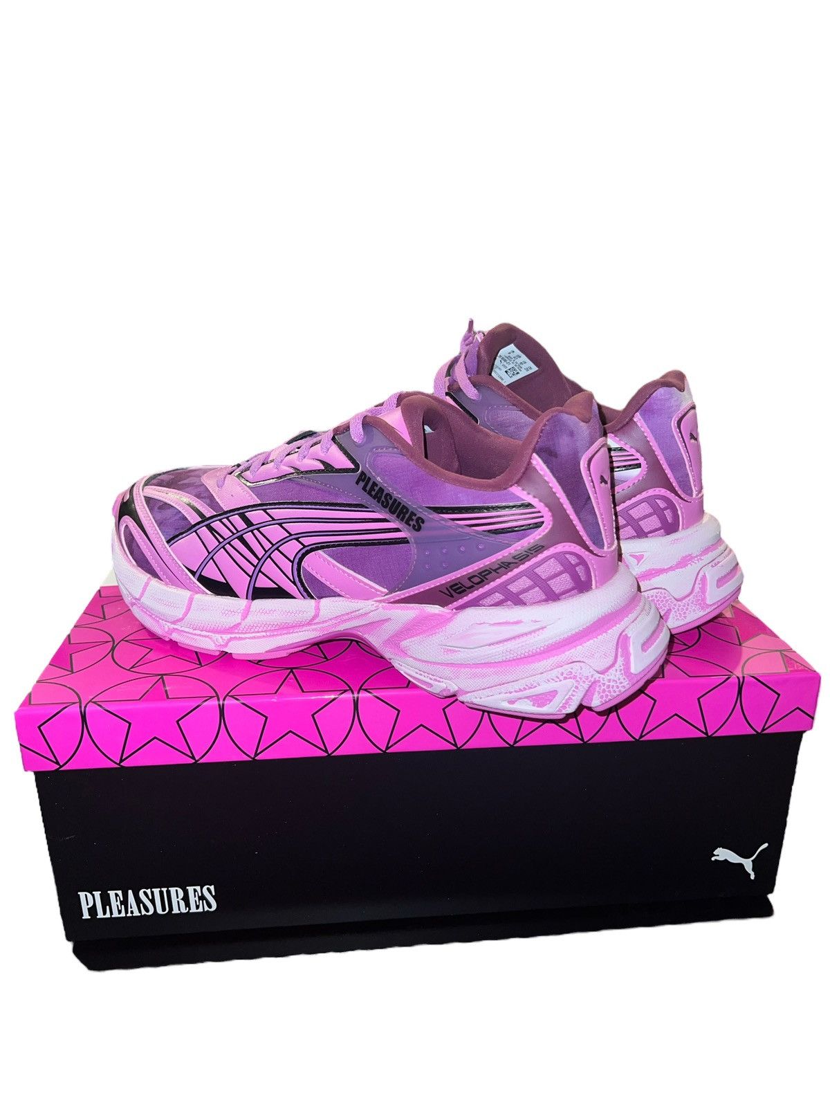Pleasures × Puma Puma Velophasis Pleasures Grape Wine Size US 10 / EU 43 - 5 Thumbnail