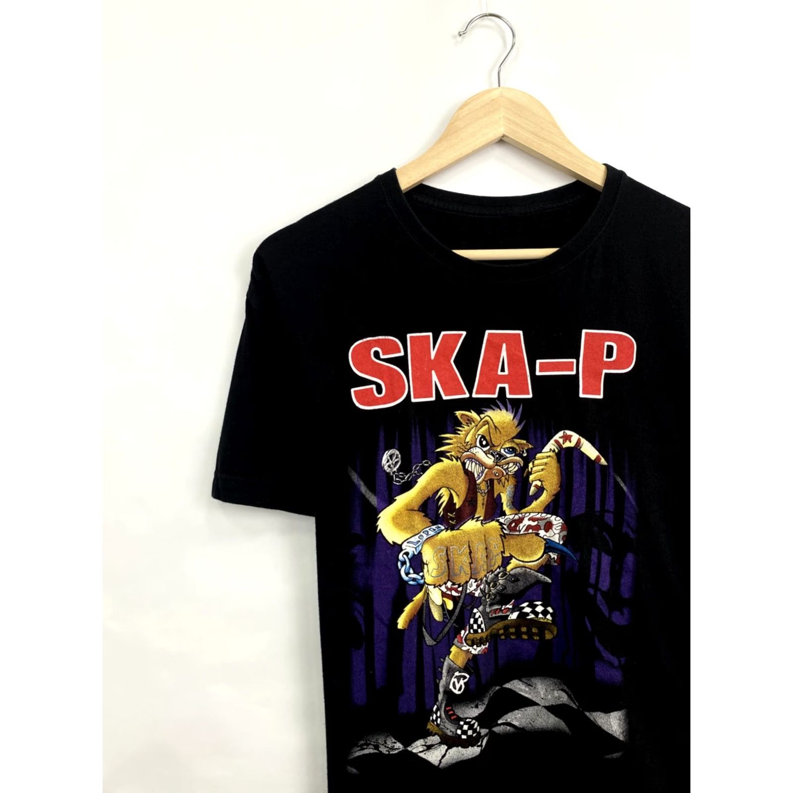 Vintage Vintage Ska-P Punk Band Printed T Shirt Black M Men 90s KS-Punk Style Shirt Size US M / EU 48-50 / 2 - 3 Thumbnail