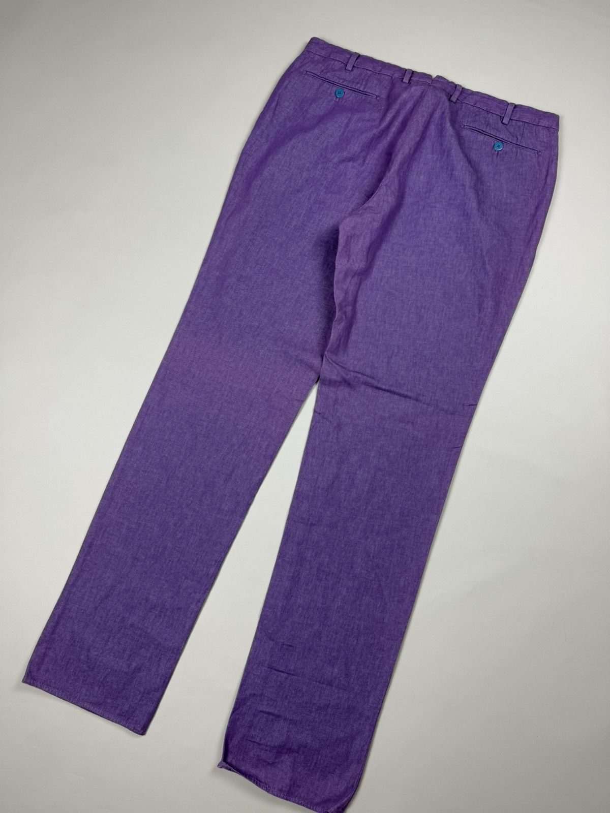 Incotex Incotex Men’s Cotton / Linen Dress Pants Trousers Size 56 Size US 38 / EU 54 - 19 Thumbnail