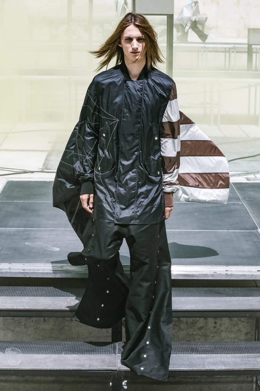 Rick Owens RUNWAY SS19 BABEL FLAG JACKET SIZE 48 Size US M / EU 48-50 / 2 - 1 Thumbnail