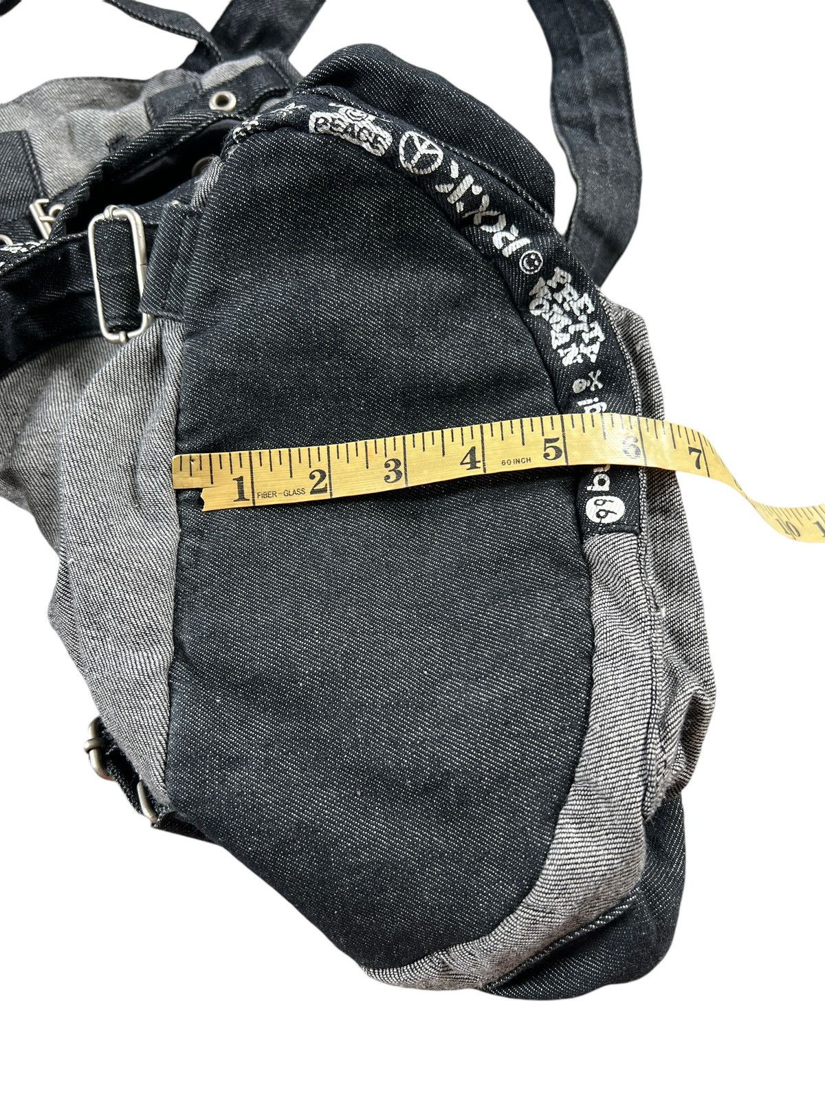 Japanese Brand Love & Peace 🇯🇵 Bondage Punk Tanker Backpack Size ONE SIZE - 13 Thumbnail