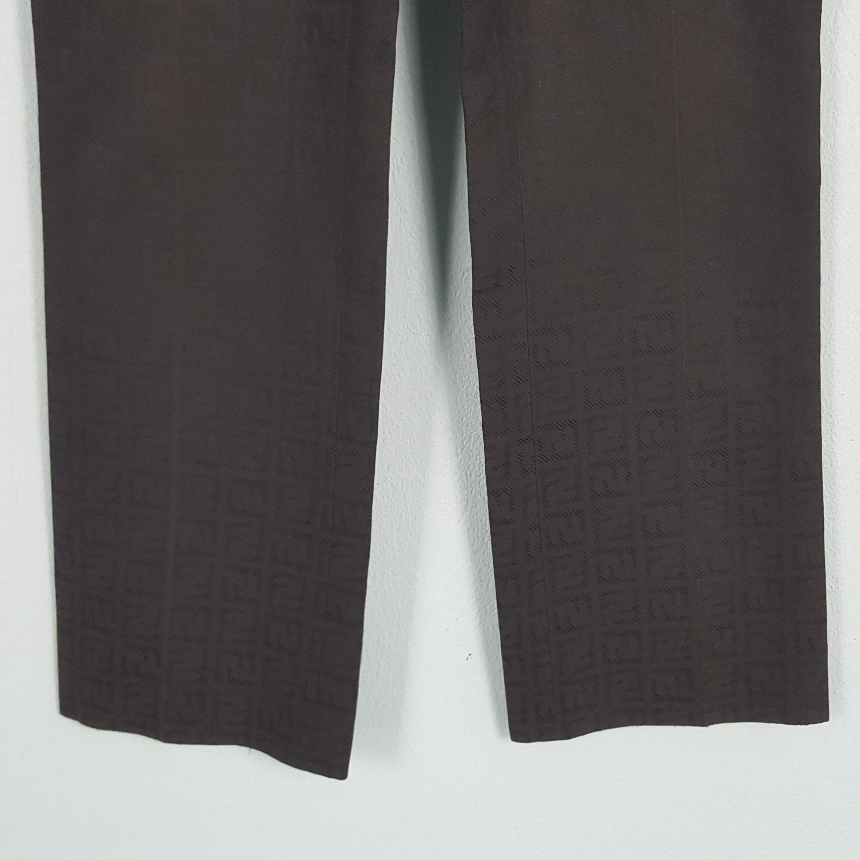 Fendi × Vintage Vintage Fendi Italian Designer Monogram Art Trousers Pants Size US 27 - 3 Thumbnail