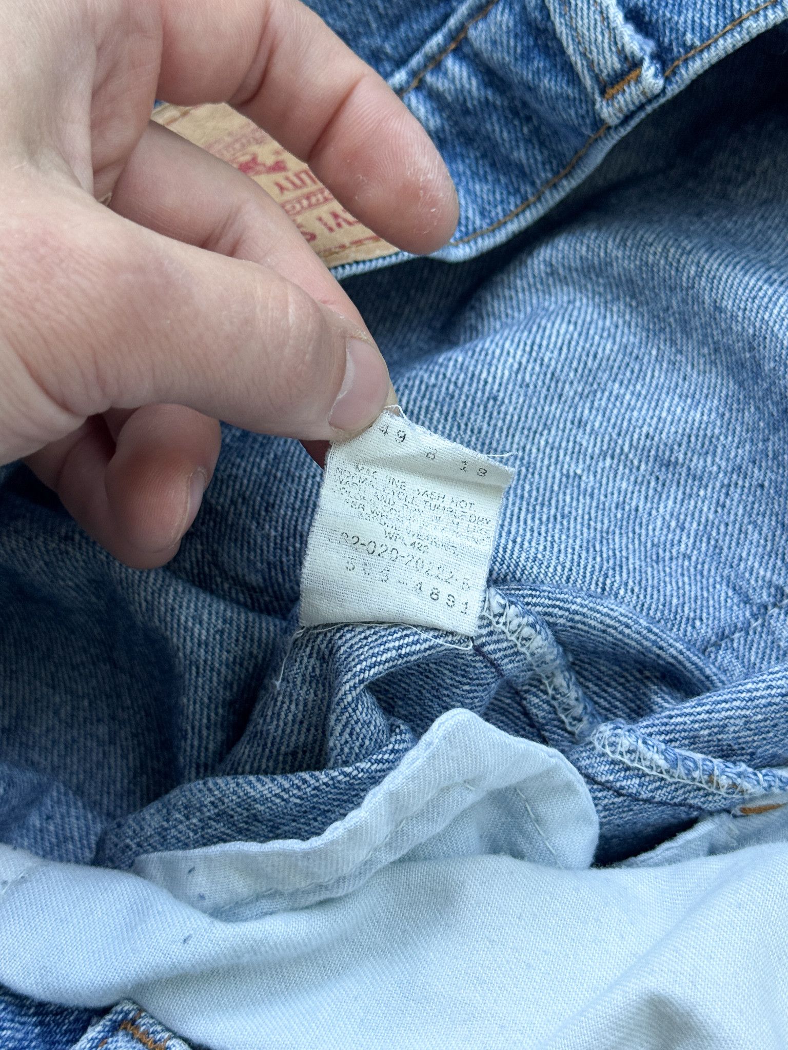 Levi's Vintage Levi's Blue Denim Jeans Size US 36 / EU 52 - 9 Thumbnail