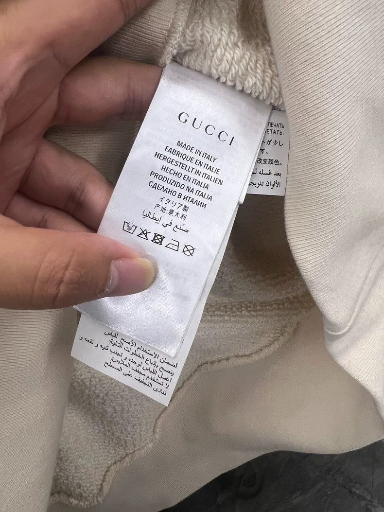 Gucci Gucci White classic sweatshirt Size US L / EU 52-54 / 3 - 2 Thumbnail