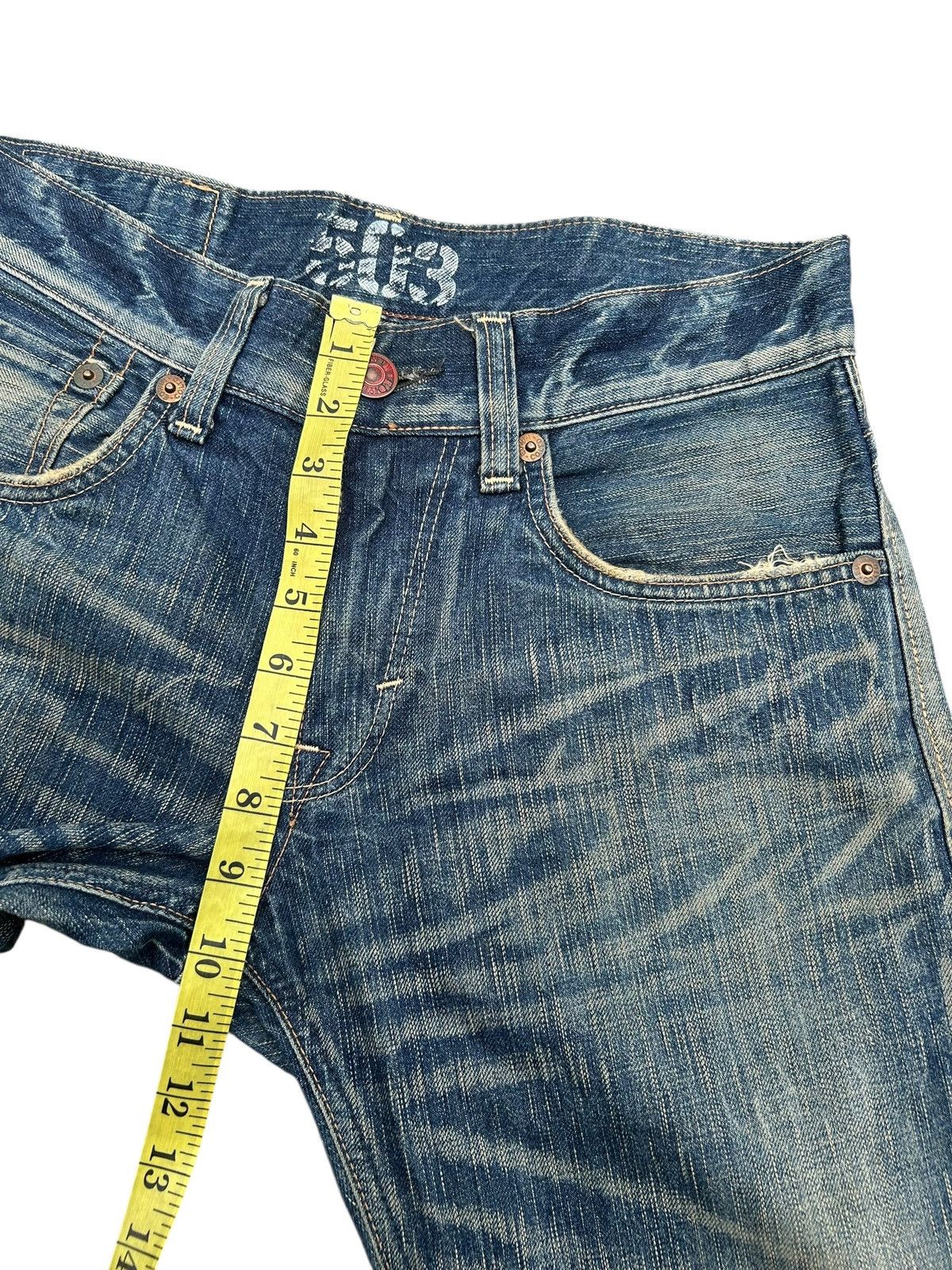 Kapital Flare Vintage Edwin Distressed Denim Jeans Size US 31 - 15 Thumbnail