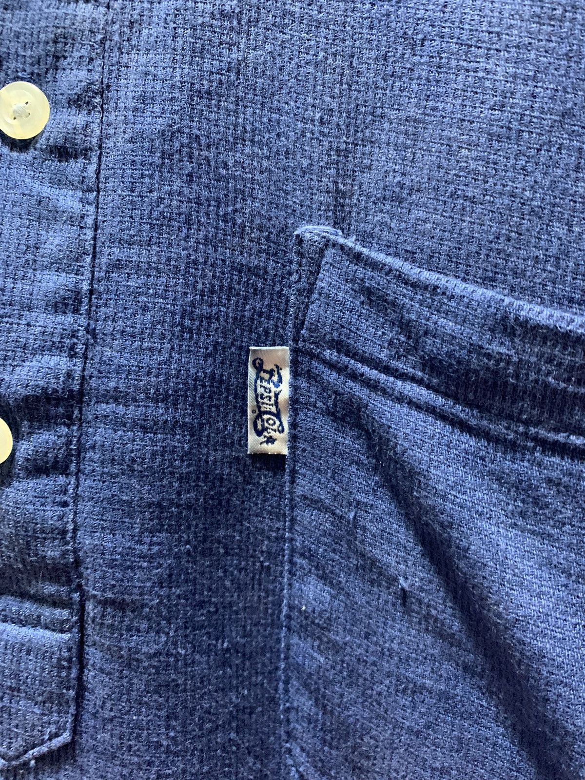 Other Vintage PEPSI Cola Blue Polo Shirt Big Size Size US L / EU 52-54 / 3 - 6 Thumbnail