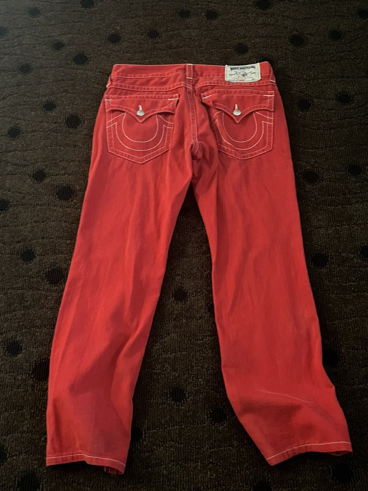 True Religion TRUE RELIGION RED JEANS SIZE 34 Size US 34 / EU 50 - 2 Thumbnail