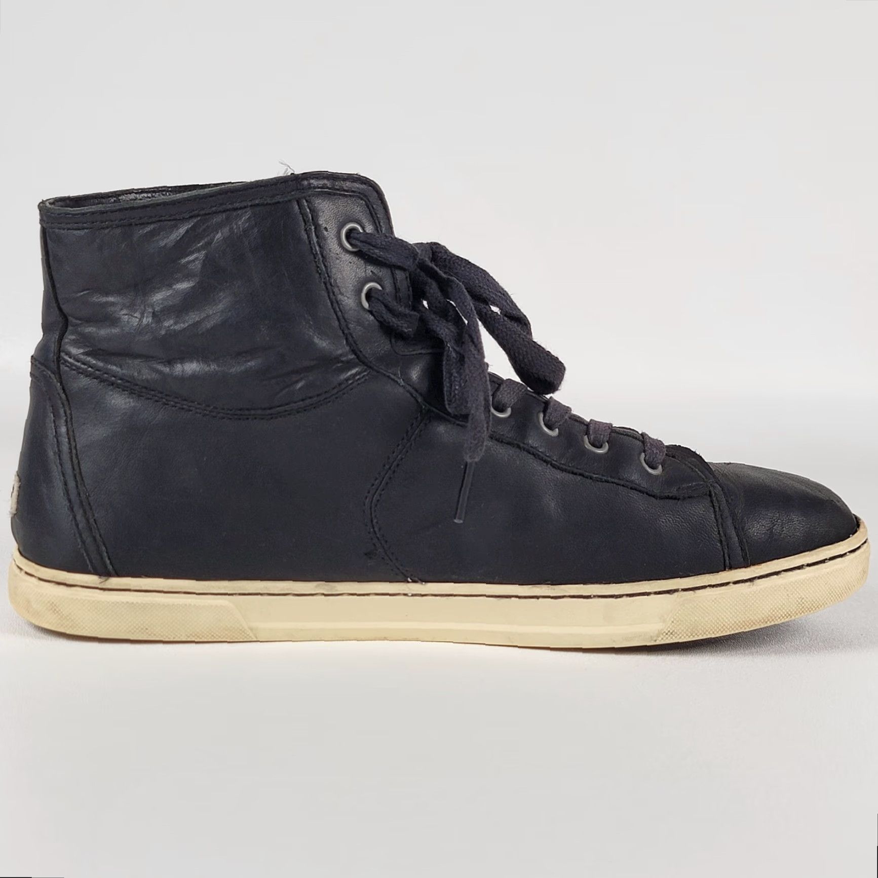 Ugg UGG Shoes Blaney Trainers High Top Sneakers Black Lace Up Women 11US/42EU Casual Walking Leather Upper Breathable Comfort Size L / US 10 / IT 46 - 6 Thumbnail