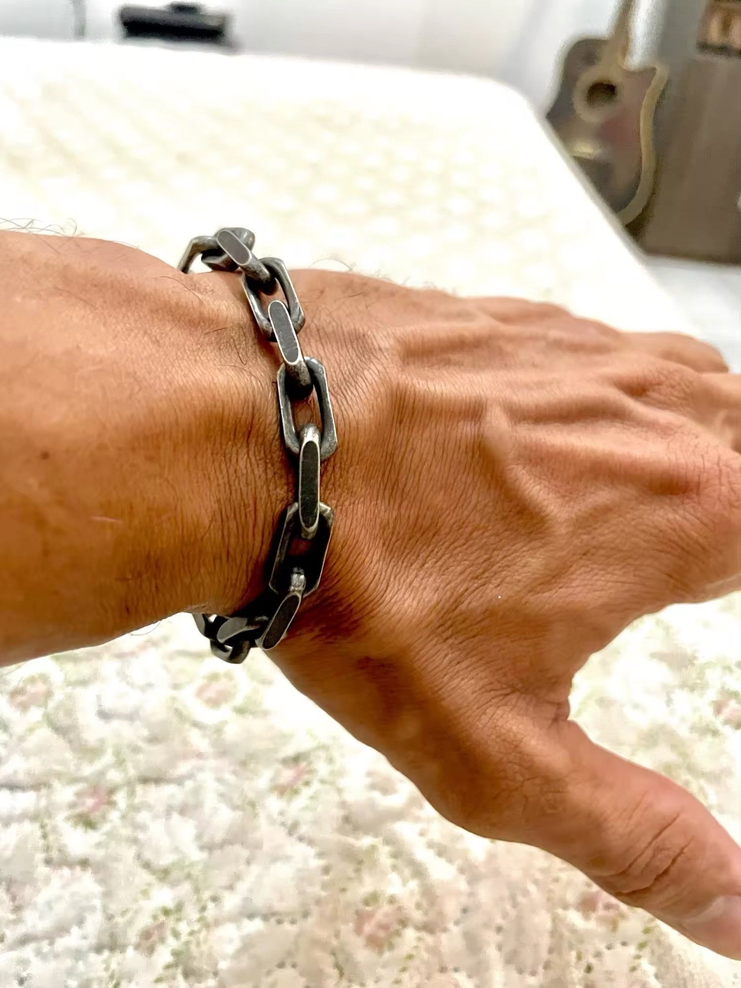 Jewelry Oxidized Black Chain Bracelet Size ONE SIZE - 3 Thumbnail