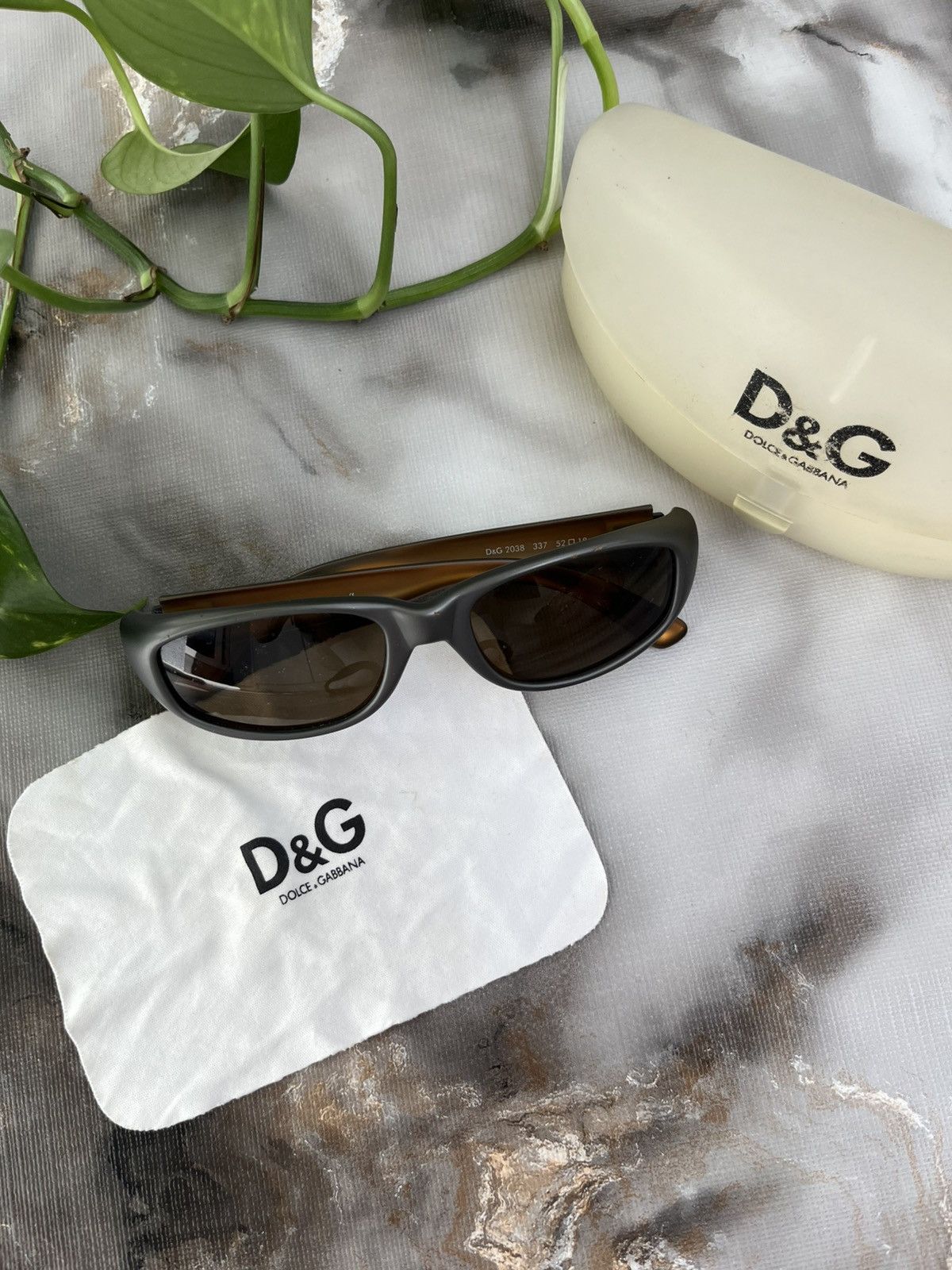 Dolce Gabbana Vintage Sunglasses With Case