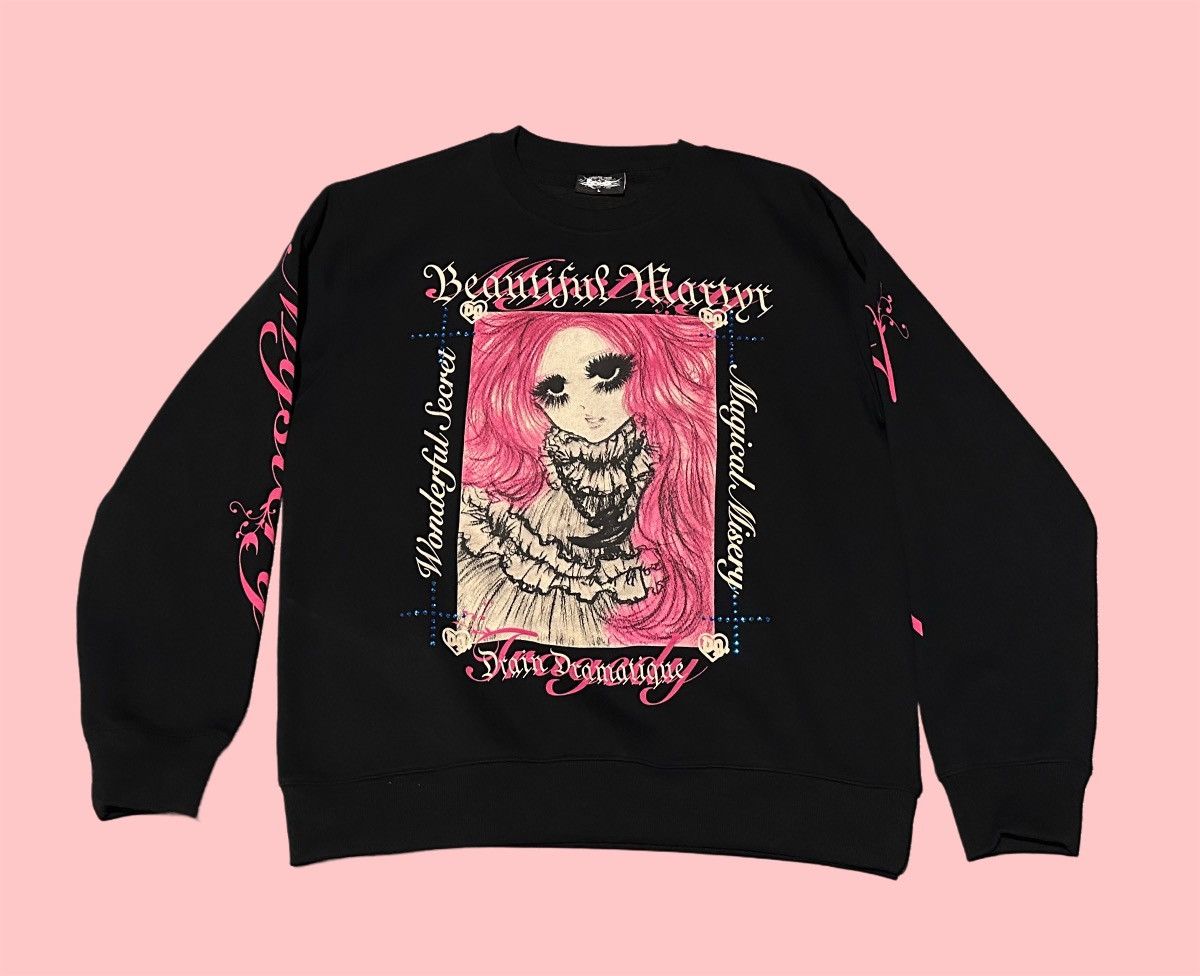 Drain Gang Bladee Martyr Tour Rhinestone Long sleeve Size US L / EU 52-54 / 3 - 3 Thumbnail