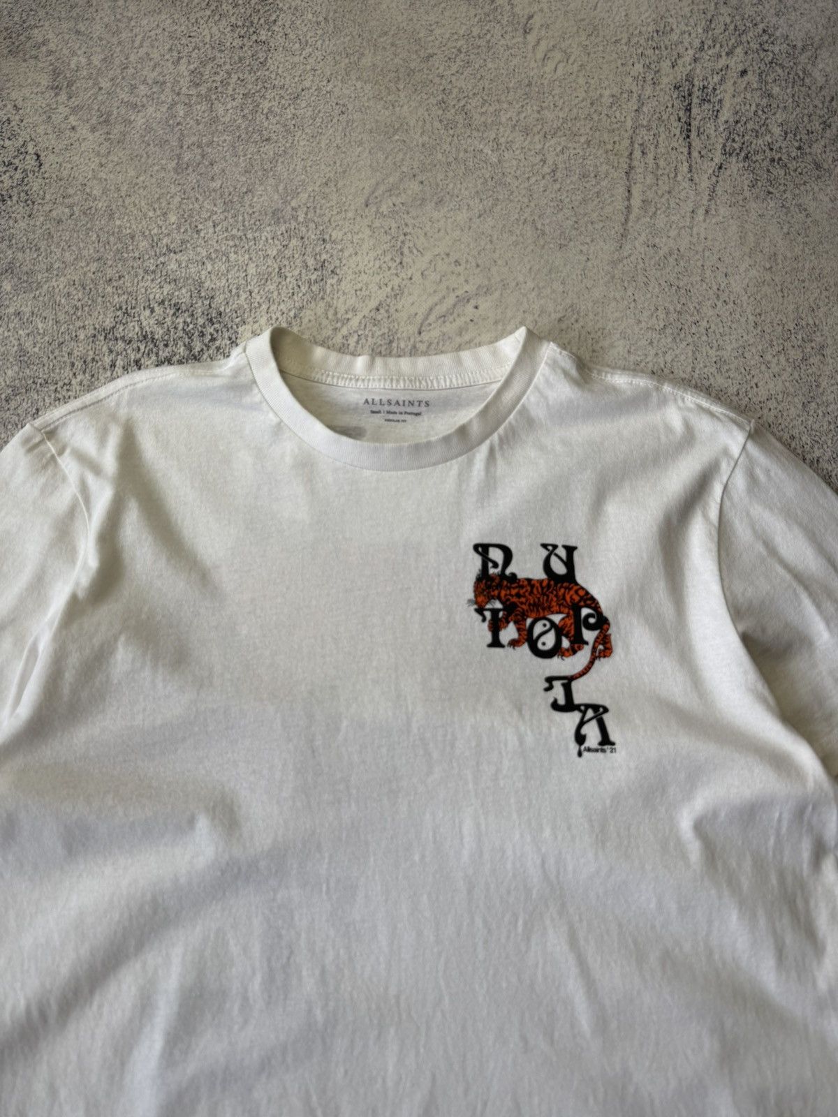 Allsaints Mens Allsaints Tiger T Shirt Size US S / EU 44-46 / 1 - 4 Thumbnail