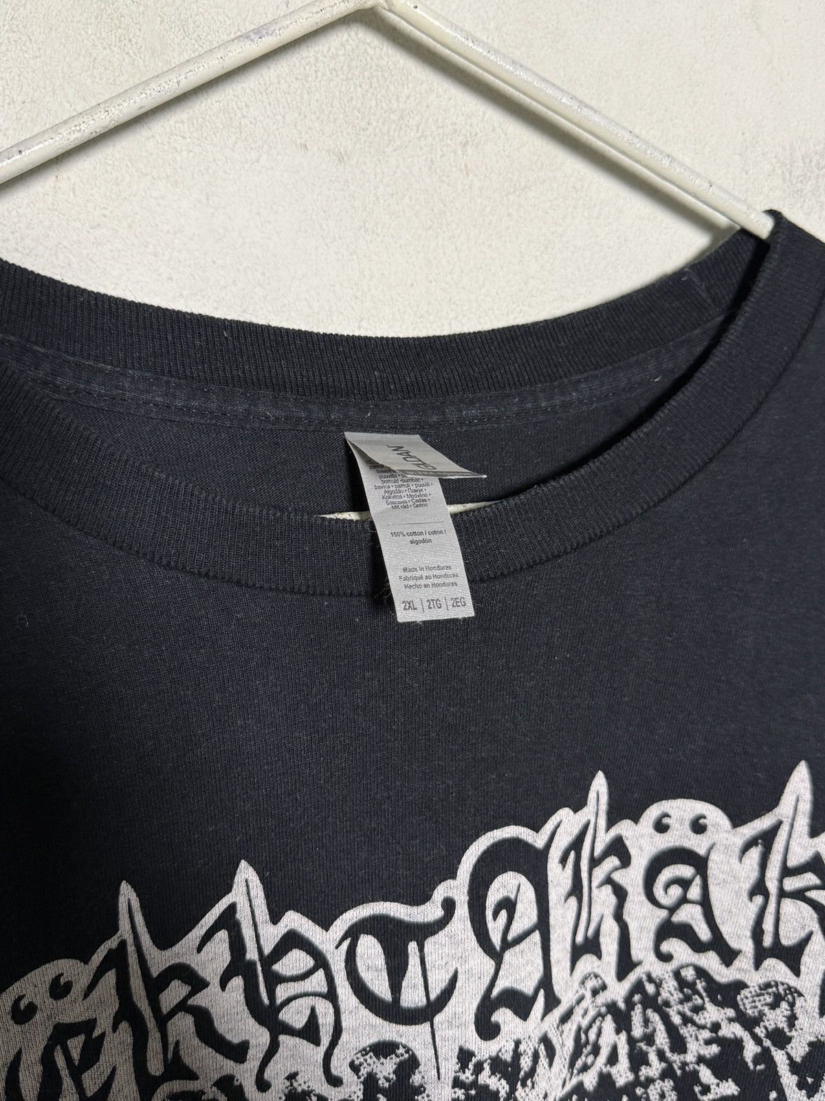 Band Tees Këkht Aräkh “Night & Love” long sleeve in black. Size US XXL / EU 58 / 5 - 6 Thumbnail