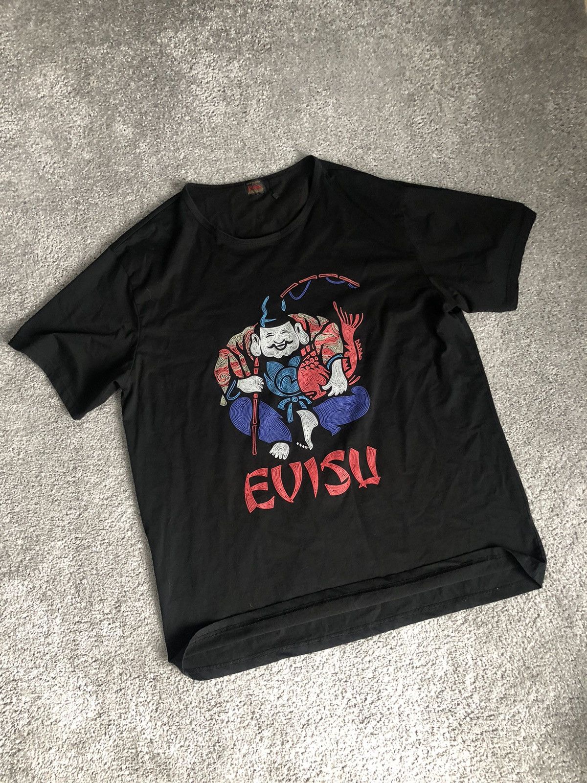 Evisu × Japanese Brand EVISU BIG LOGO TEE Size US XL / EU 56 / 4 - 1 Thumbnail