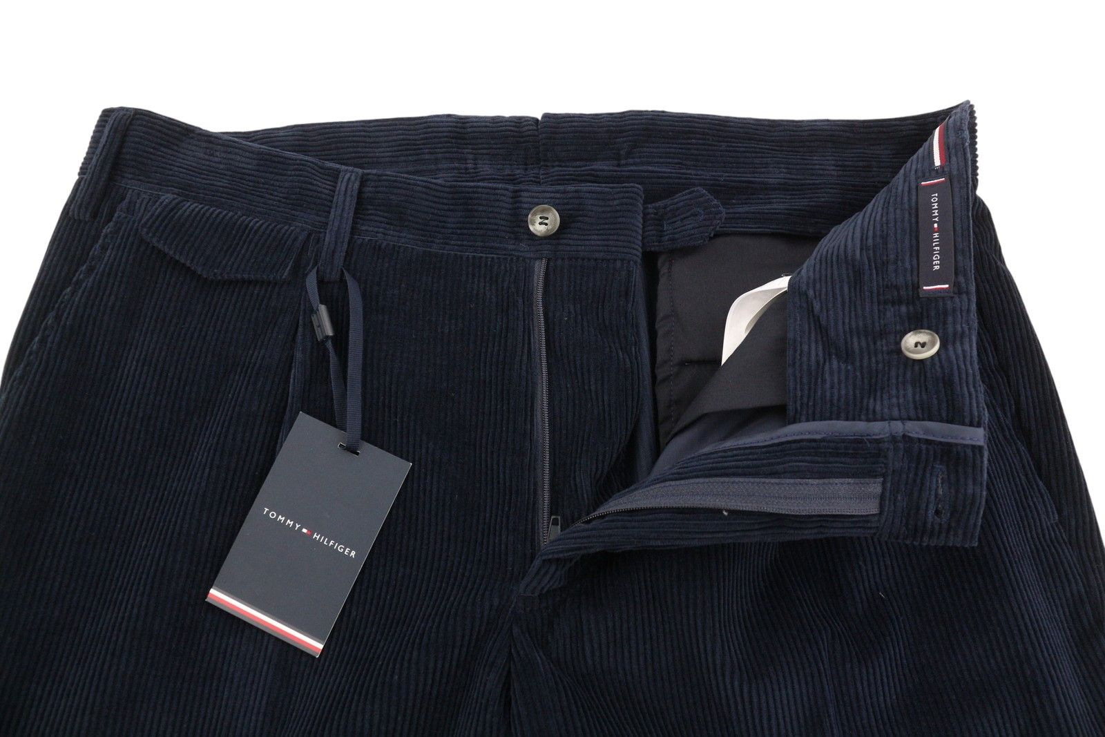 Tommy Hilfiger ROCK VELVET CASHME EU52 Dark Blue Corduroy 87474 Size US 36 / EU 52 - 5 Thumbnail