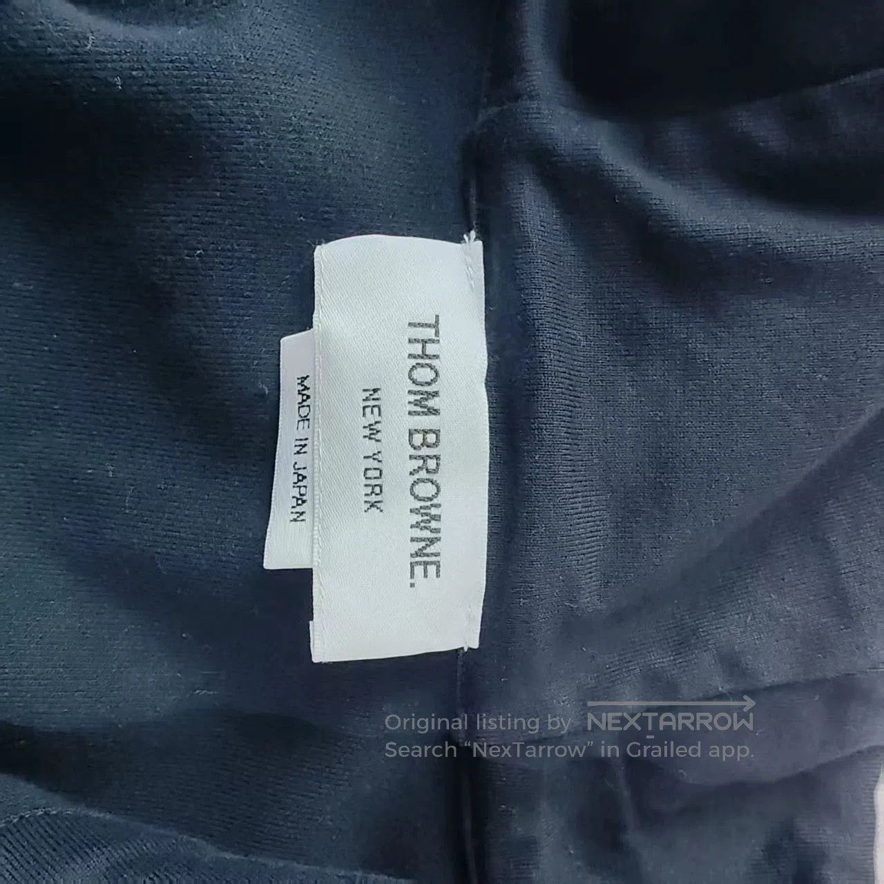 Thom Browne navy zip-up hoodie by Thom Browne. Size US M / EU 48-50 / 2 - 3 Thumbnail