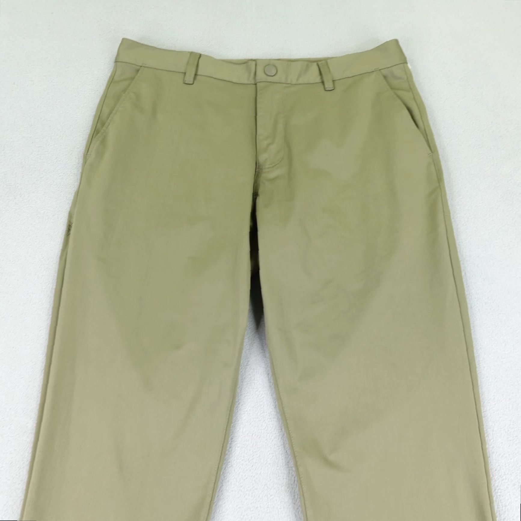 Rhone Rhone Pants Mens 33 Green Slim Straight Chino 33 In Inseam Regular Waist 34 Business Casual Travel Workwear Size US 34 / EU 50 - 2 Thumbnail