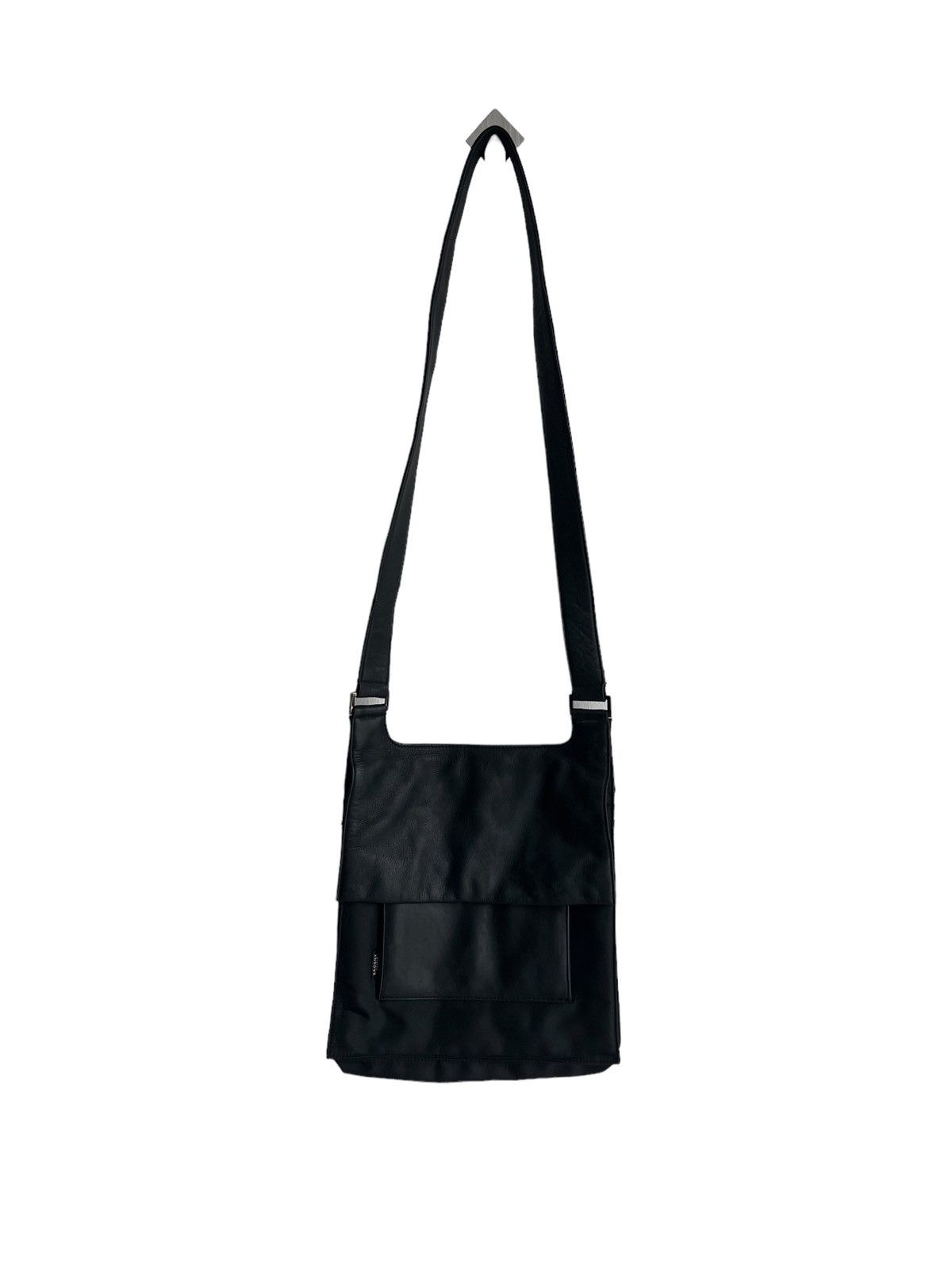 Yohji Yamamoto 90s Yohji Yamamoto Y'saccs Hybrid Leather Nylon Tactical Bag Size ONE SIZE - 2 Thumbnail
