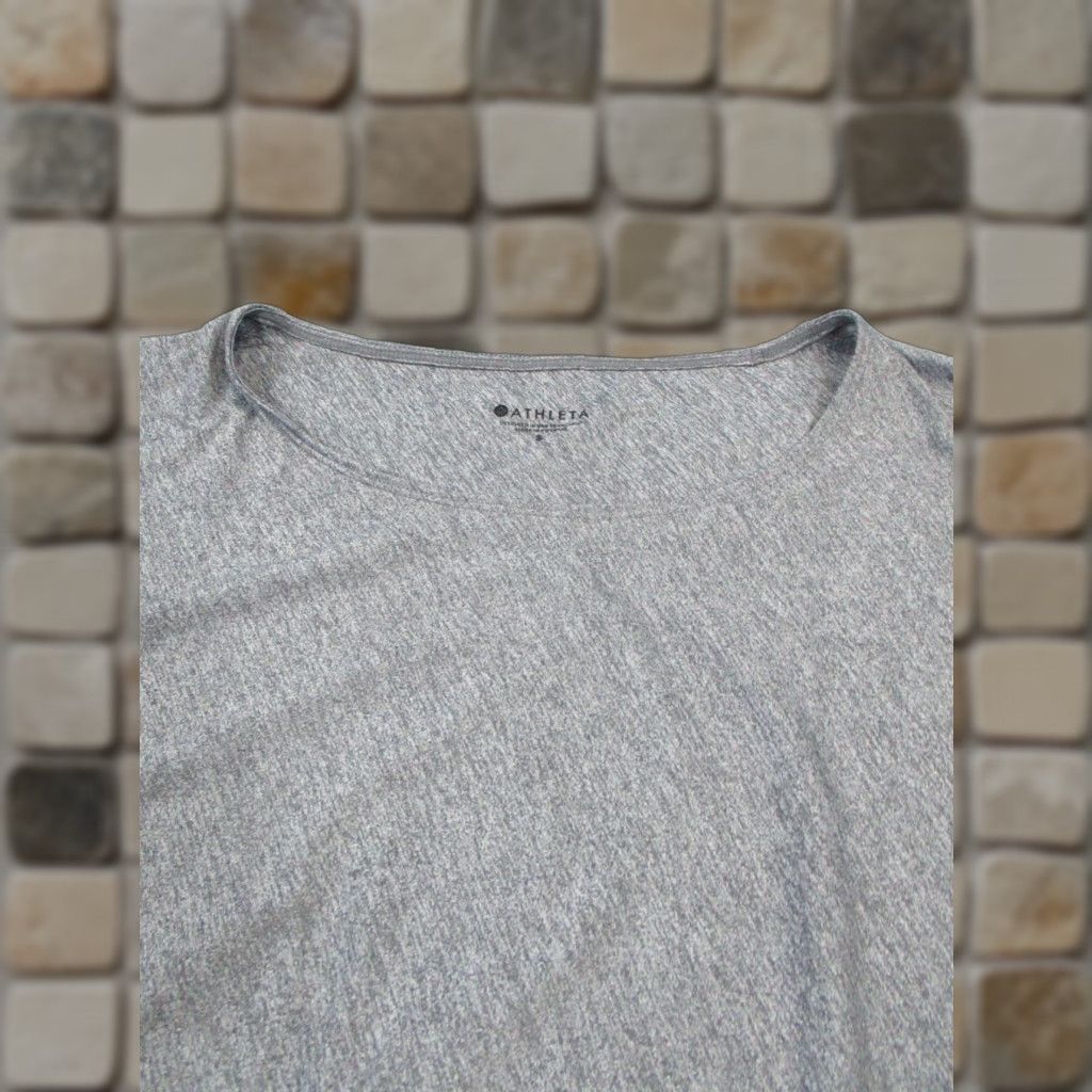 Athleta Athleta Dress Womens Small Gray Assymetrical Wrap Dress Size S / US 4 / IT 40 - 1 Thumbnail