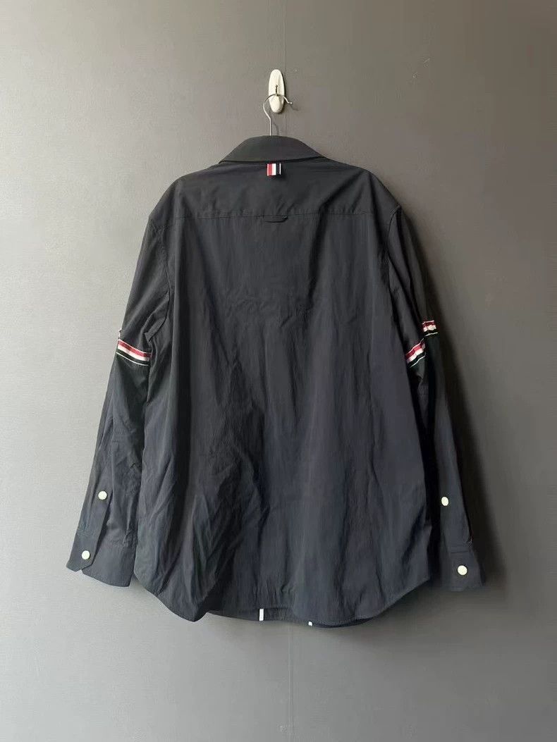 Thom Browne Thom Browne size4 Double-breasted shirt jacket Size US XL / EU 56 / 4 - 2 Thumbnail