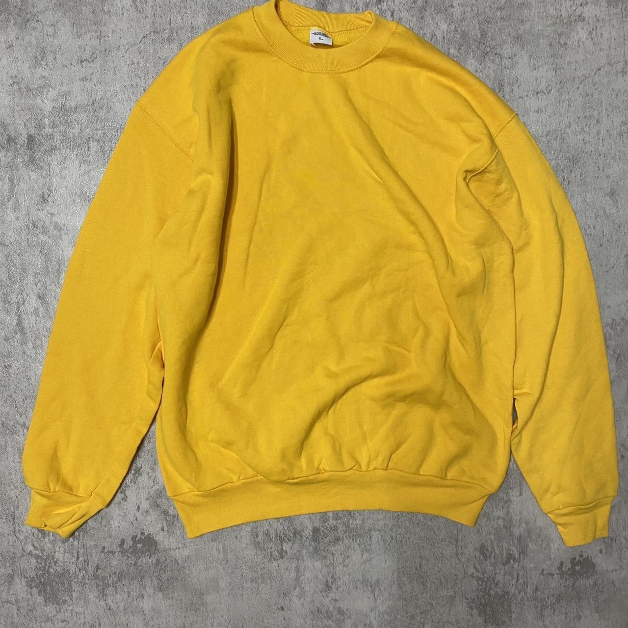 Other Yellow crewneck sweatshirt with a relaxed fit Size US S / EU 44-46 / 1 - 1 Thumbnail