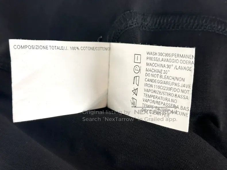 Rick Owens Rick Owens 2015 SS Long Black Crew Neck short sleeves Size US L / EU 52-54 / 3 - 9 Thumbnail